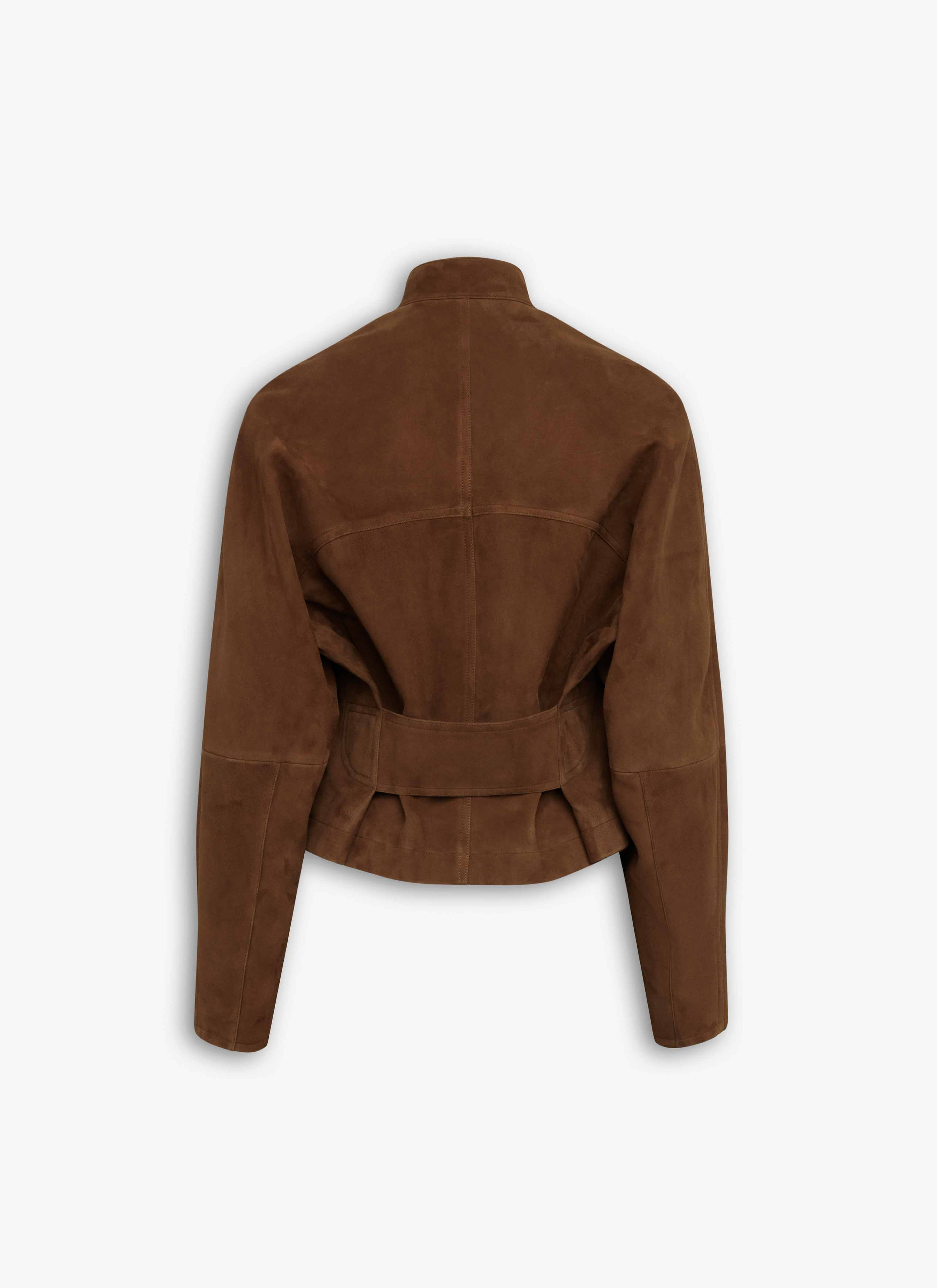 ROUND SUEDE JACKET - 2