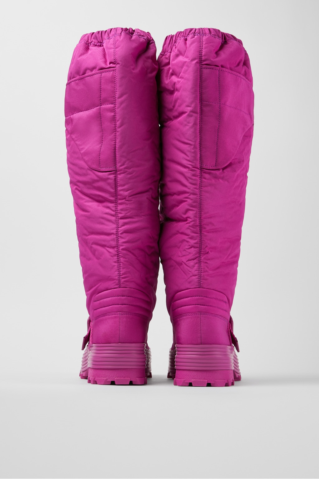 Purple padded high boots - 3