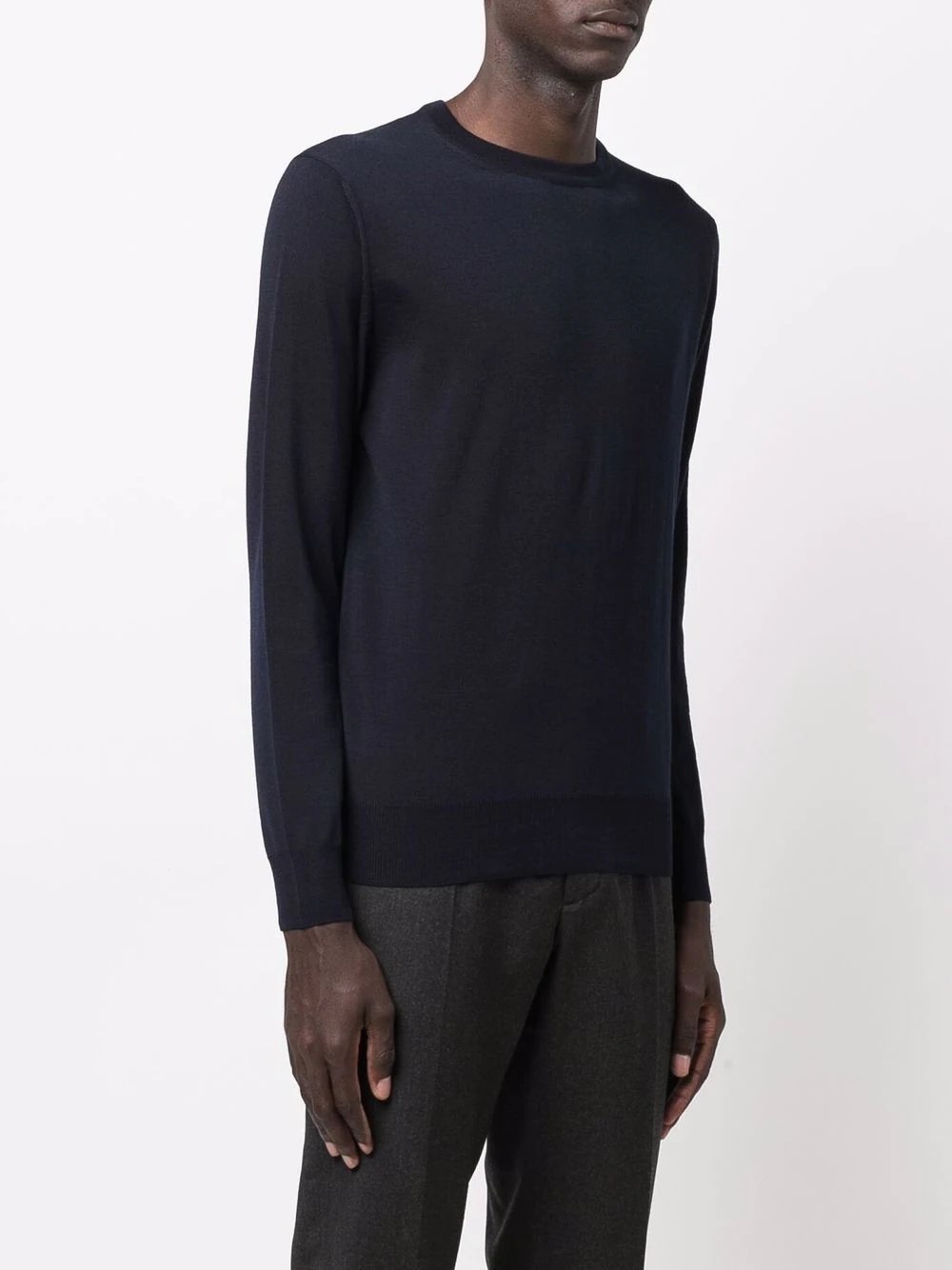 crew neck merino sweatshirt - 3