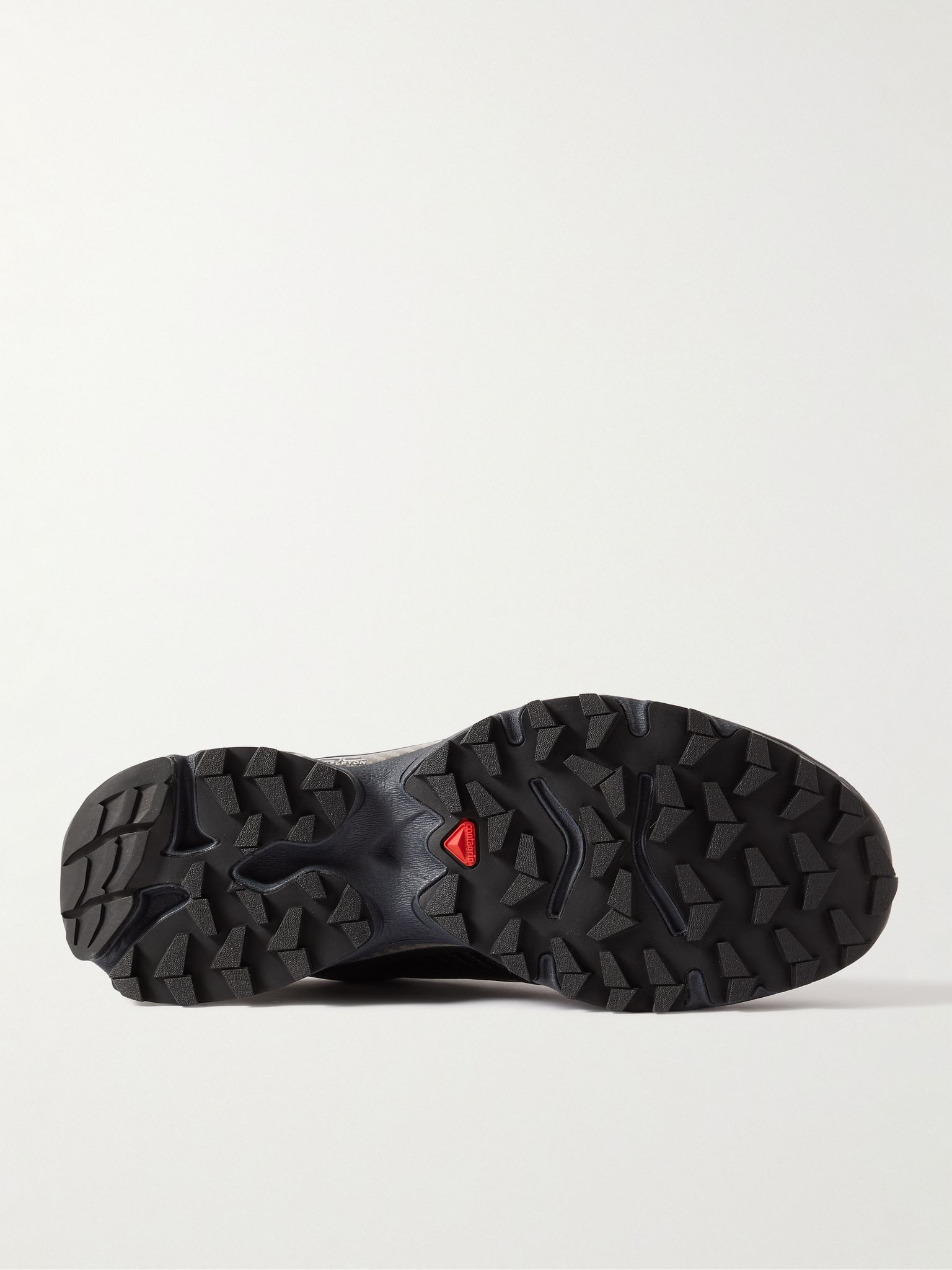 XT-4 Rubber-Trimmed Mesh Sneakers Black - 3
