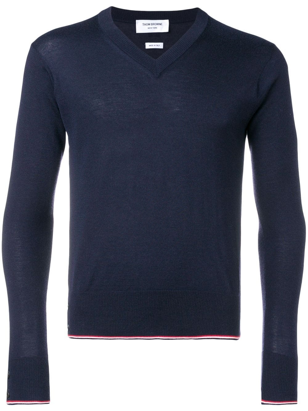 Classic Cashmere V-neck Pullover - 1