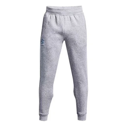 Under Armour Curry Fleece Pants 'Grey Heather' 1366627-011 - 1