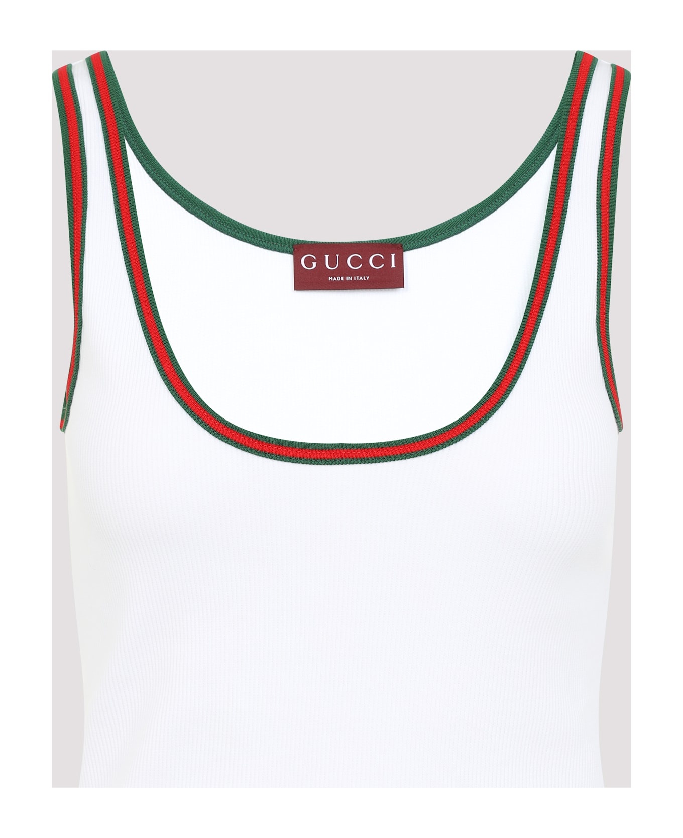 Web Detailed Rib Tank Top - 5