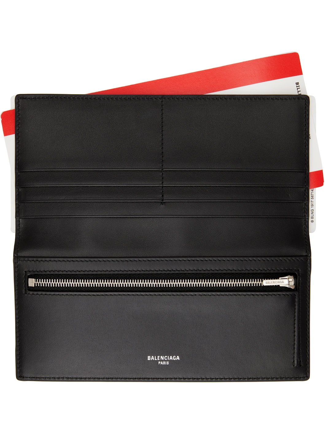 Navy Passport Long 2 Tickets Wallet - 3