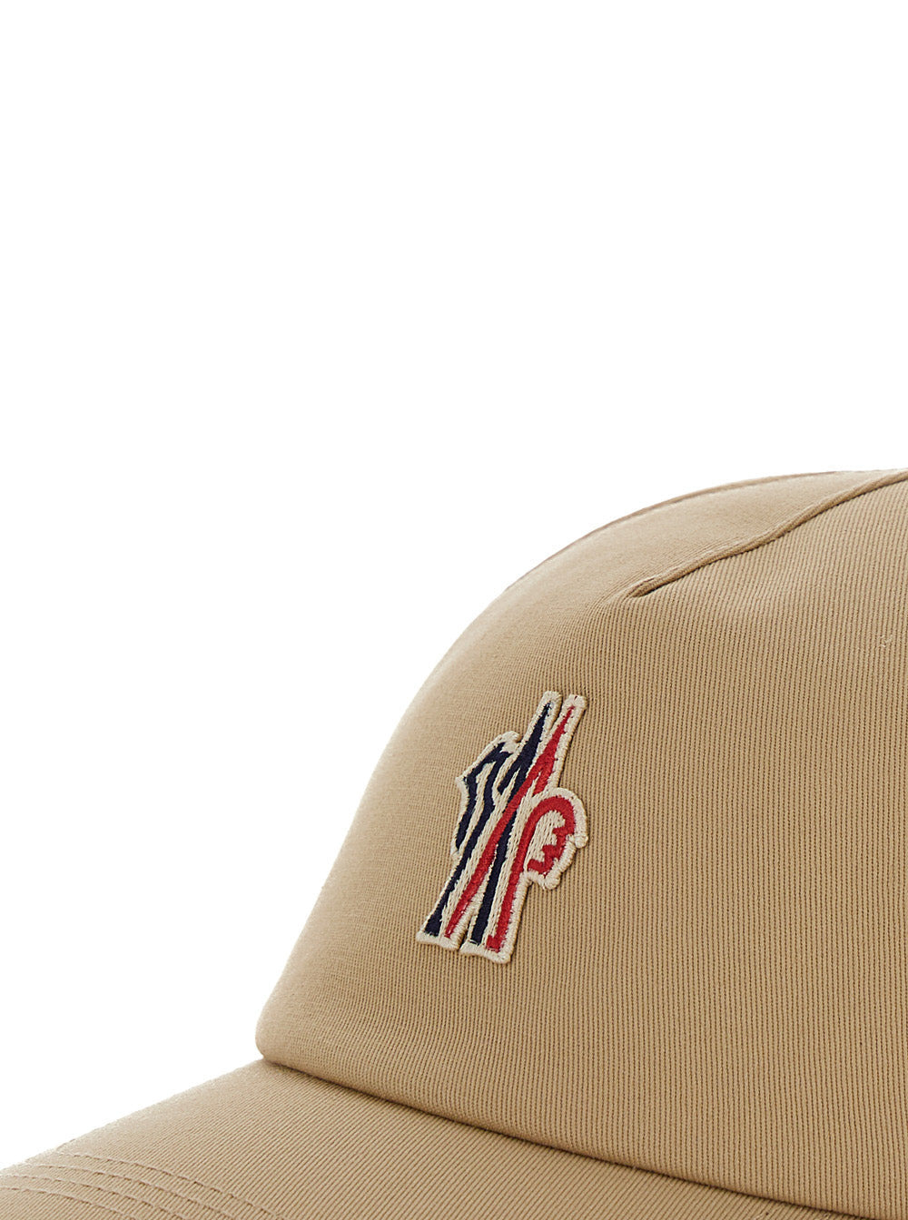 Moncler Grenoble Men Beige Baseball Cap With Logo Embroidery In Cotton Man - 3