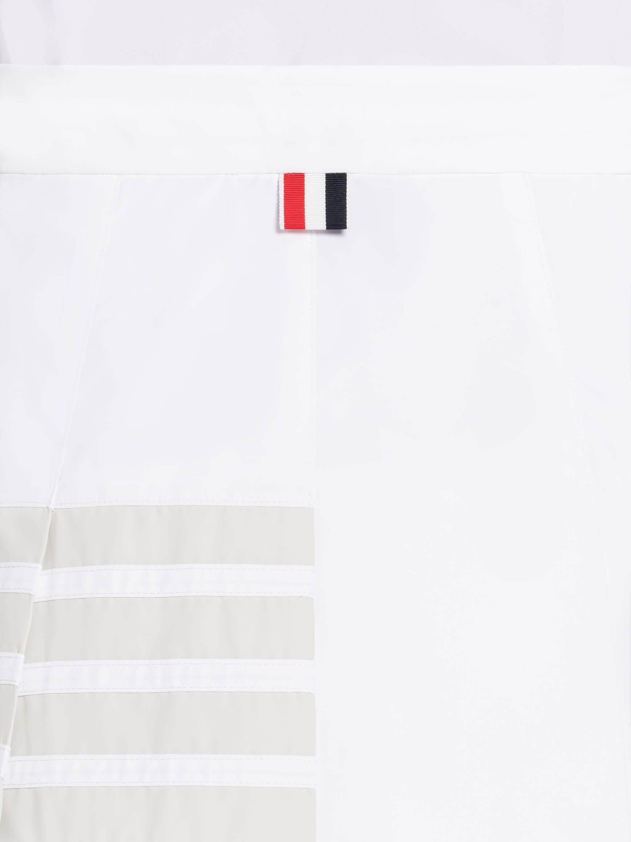 White Flyweight Tech 4-Bar Pleated Mini Skirt - 12