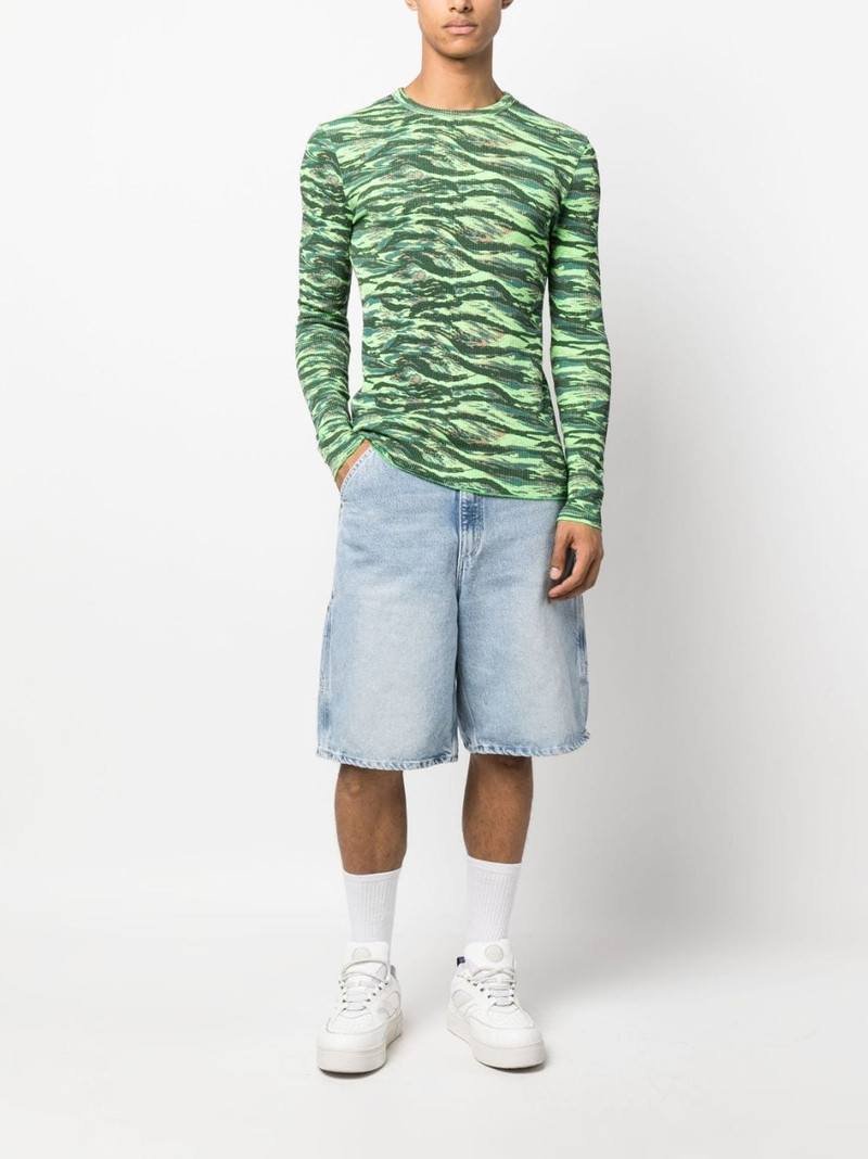 ERL camouflage-print cotton T-shirt outlook