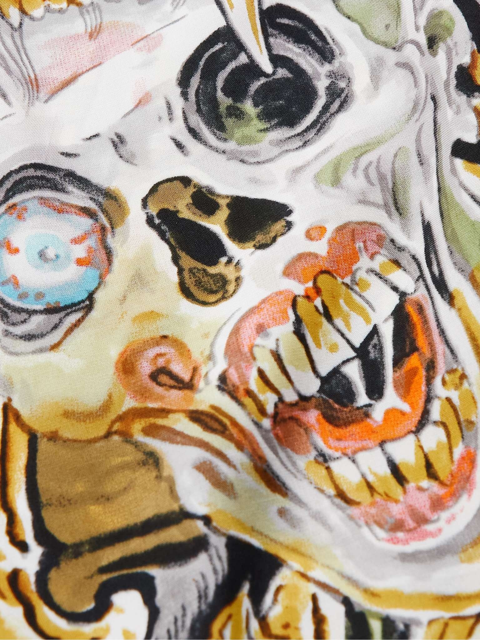 + Tim Lehi Camp-Collar Printed Voile Shirt - 4