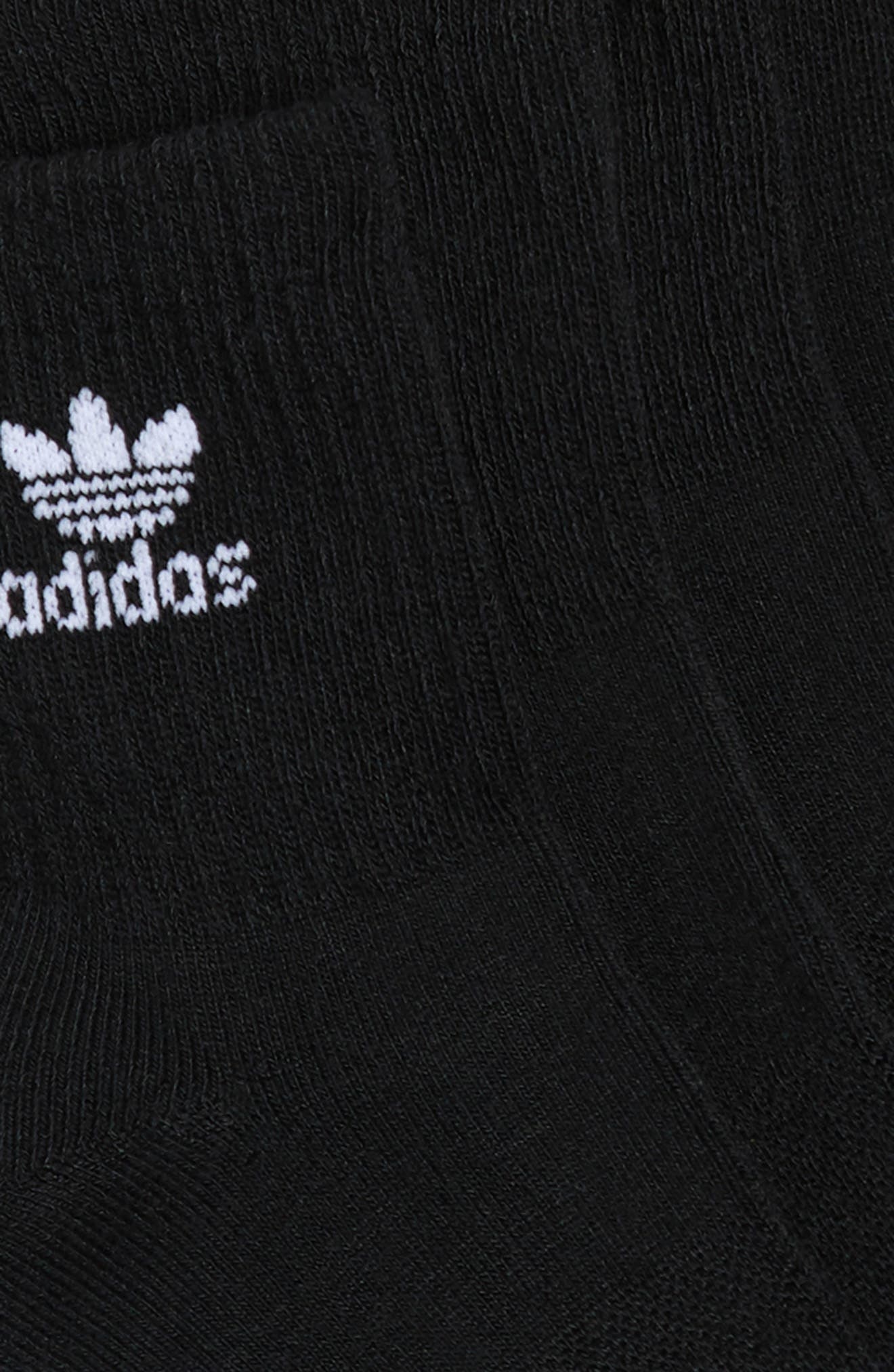 adidas Originals Trefoil 6-Pack Ankle Socks in Black at Nordstrom - 4
