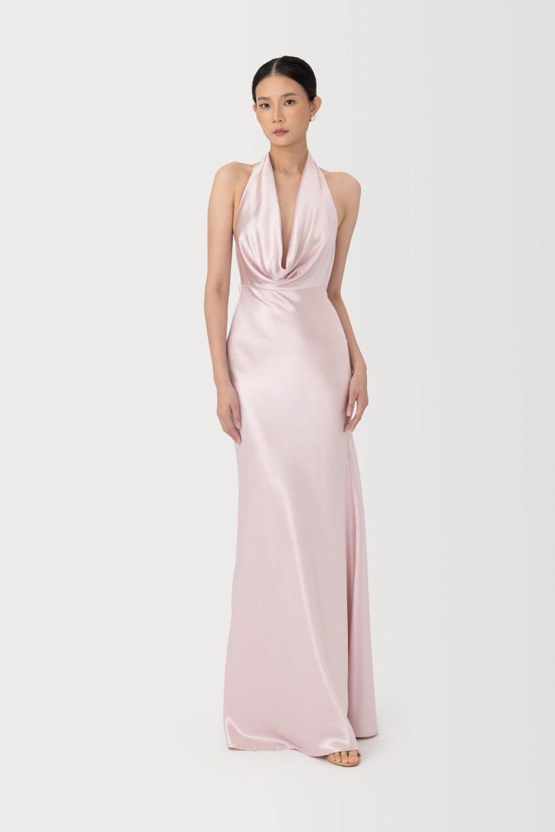 PEARL SATIN GOWN - 1