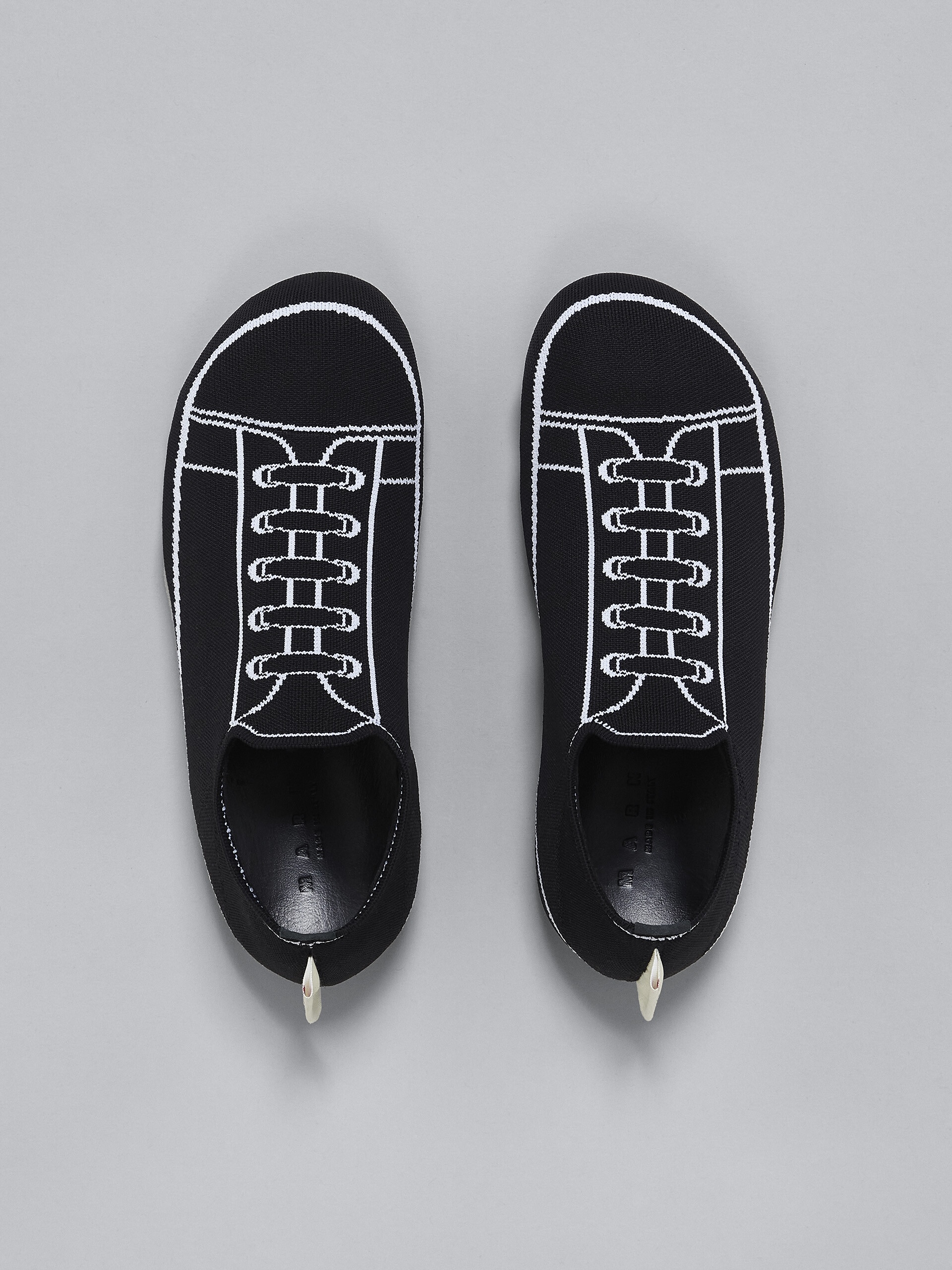 TROMPE L'ŒIL JACQUARD LOW-TOP SNEAKER - 4