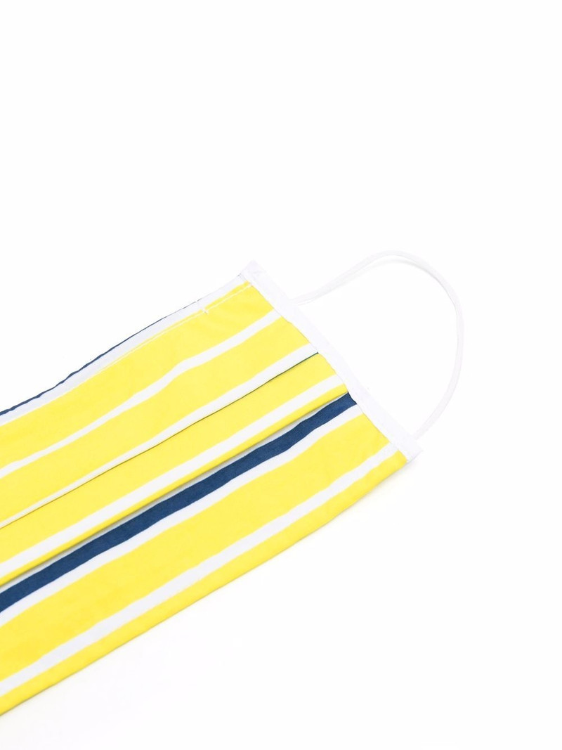 stripe-print face mask 3