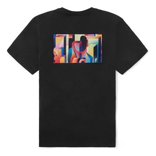Vans OTW WESKERZHAN Multi-Color Printing Short Sleeve Couple Style Black VN0A4RAPBLK - 1