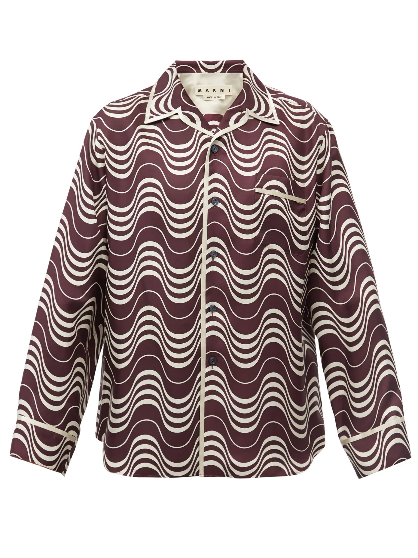 Psycho Waves silk shirt - 1