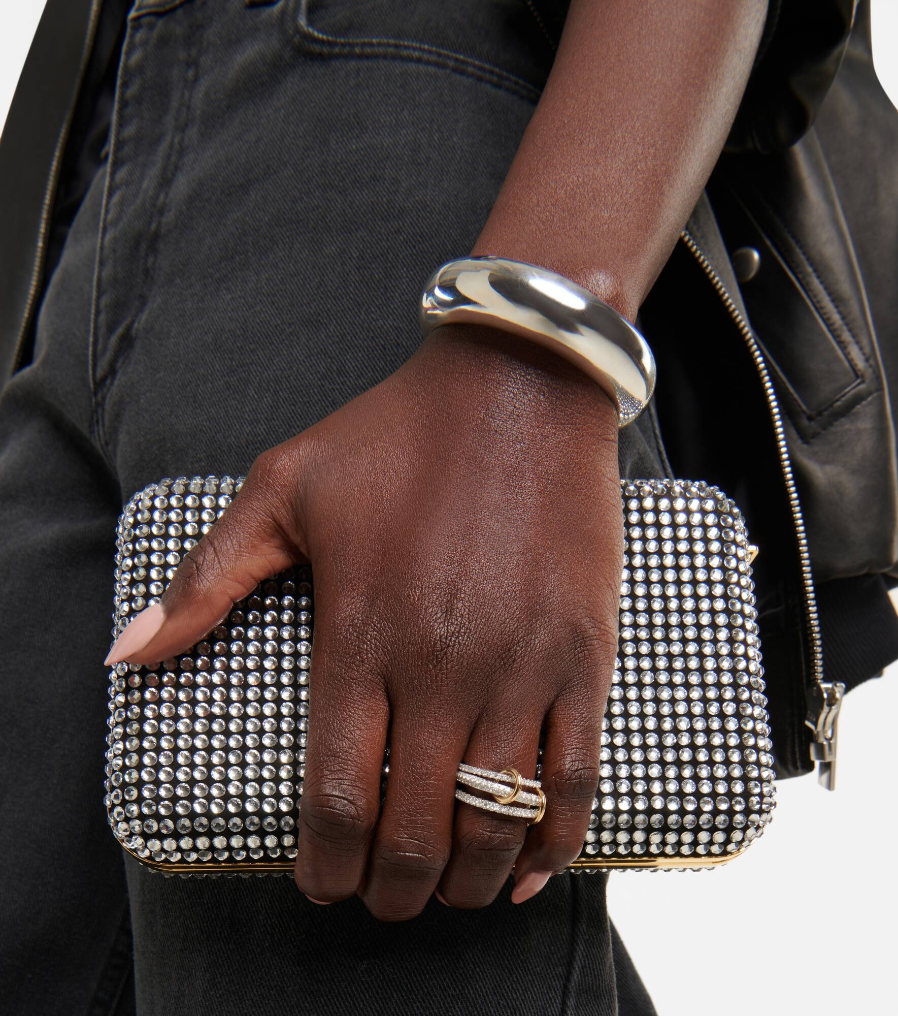 Nova sterling silver and 18kt gold ring with diamonds - 5