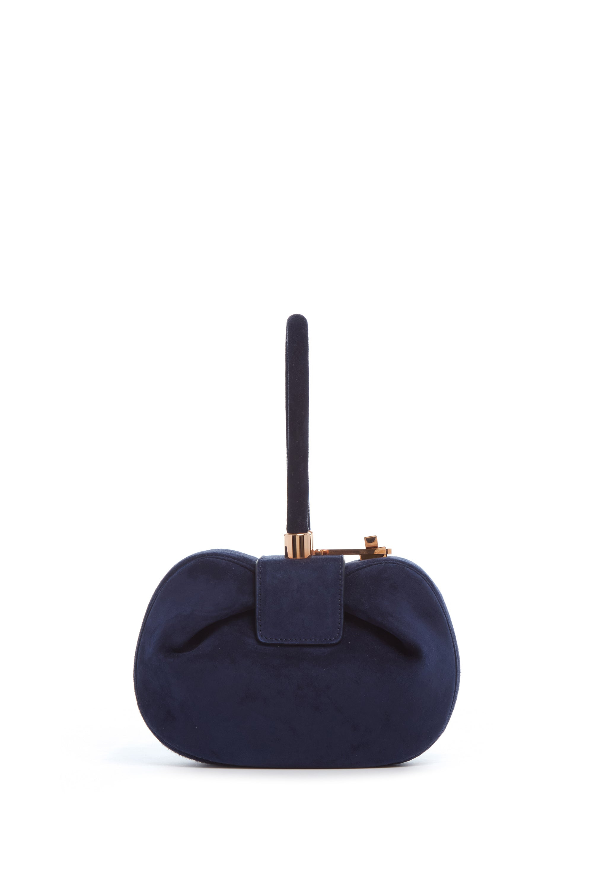 Demi Bag in Navy Suede - 2