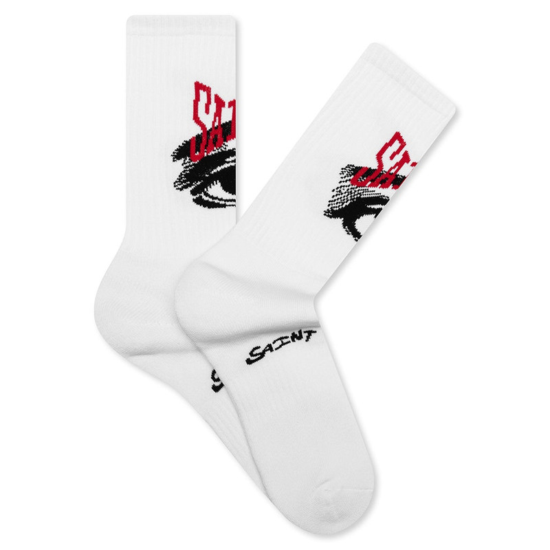 SAINT EYE SOCKS - WHITE 1