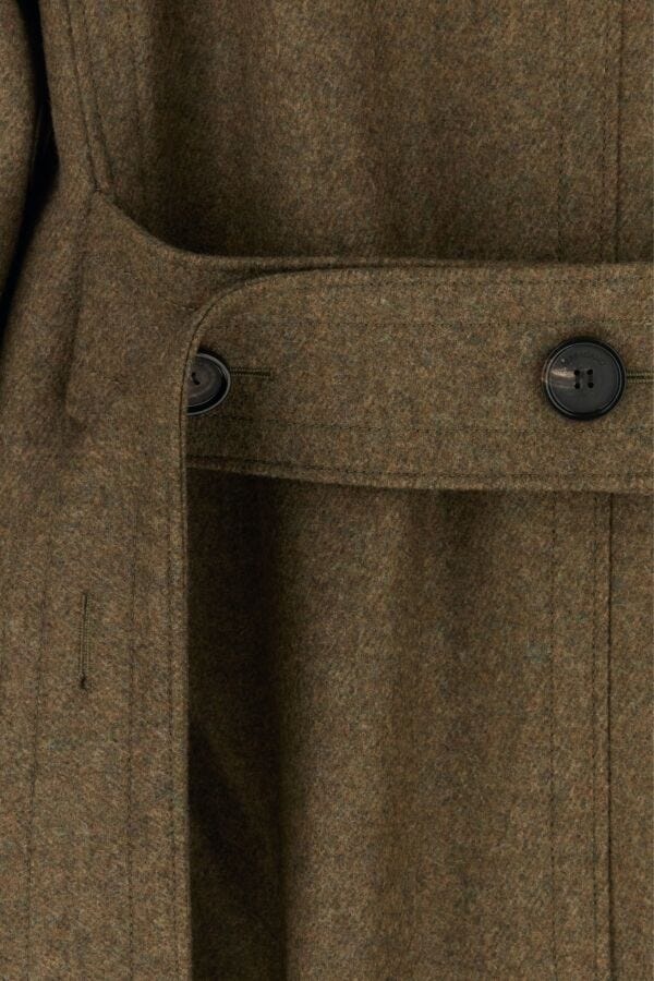 Melange mud wool coat - 3