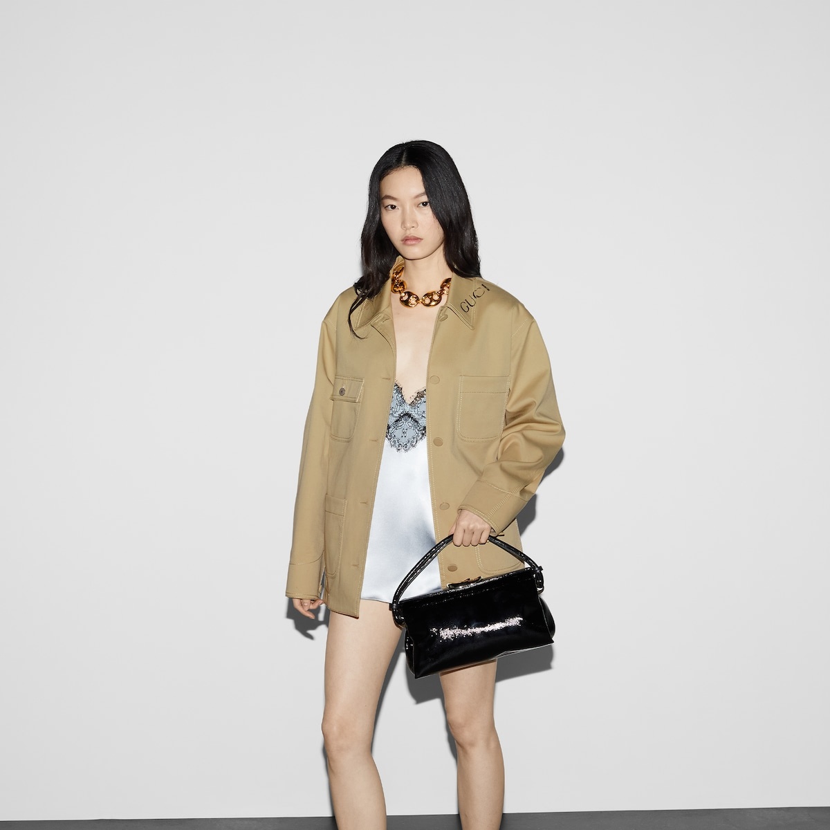 GG Soft small top handle bag - 4