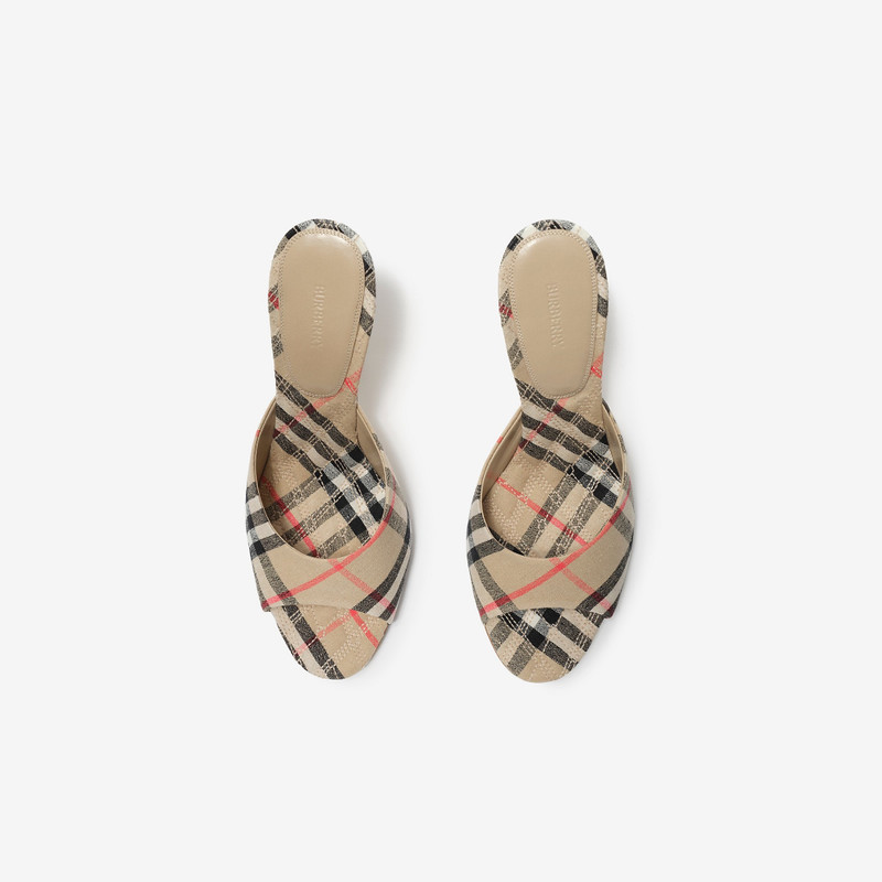 Check Mews High Sandals​ 4