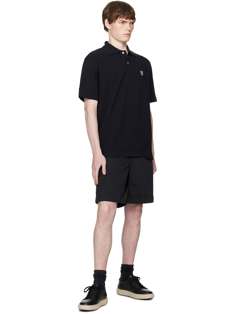 Maison Kitsuné Black Bold Fox Head Patch Comfort Polo outlook