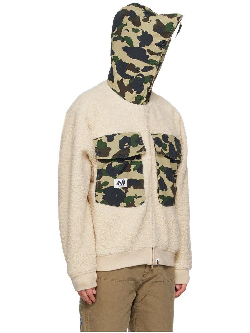 A BATHING APE® Beige 1st Camo Jacket outlook