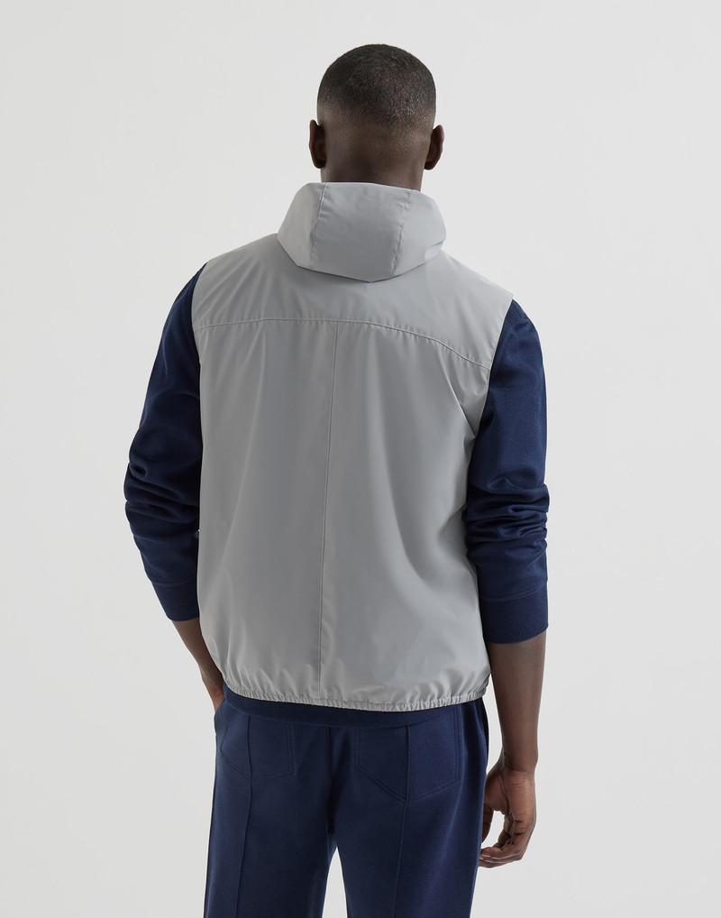후드 zip-front vest 3