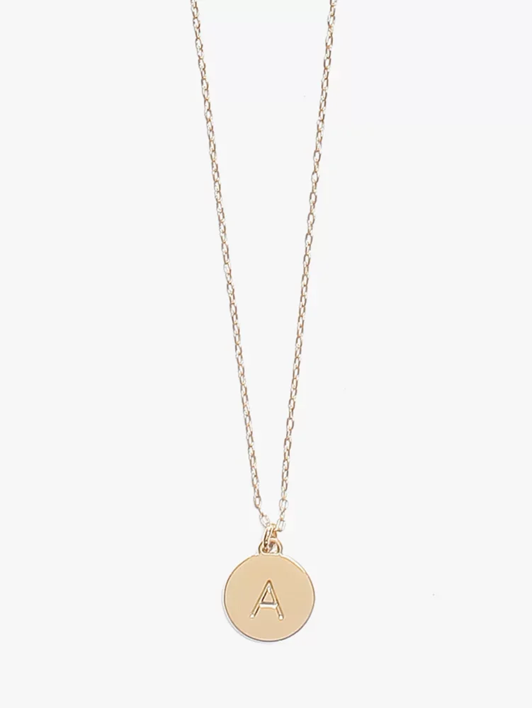 Initial A Mini Pendant - 1