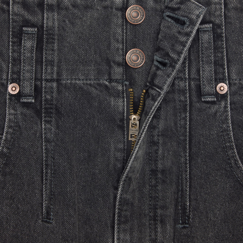 JUMBO SHORTS IN CHARCOAL WASH 4