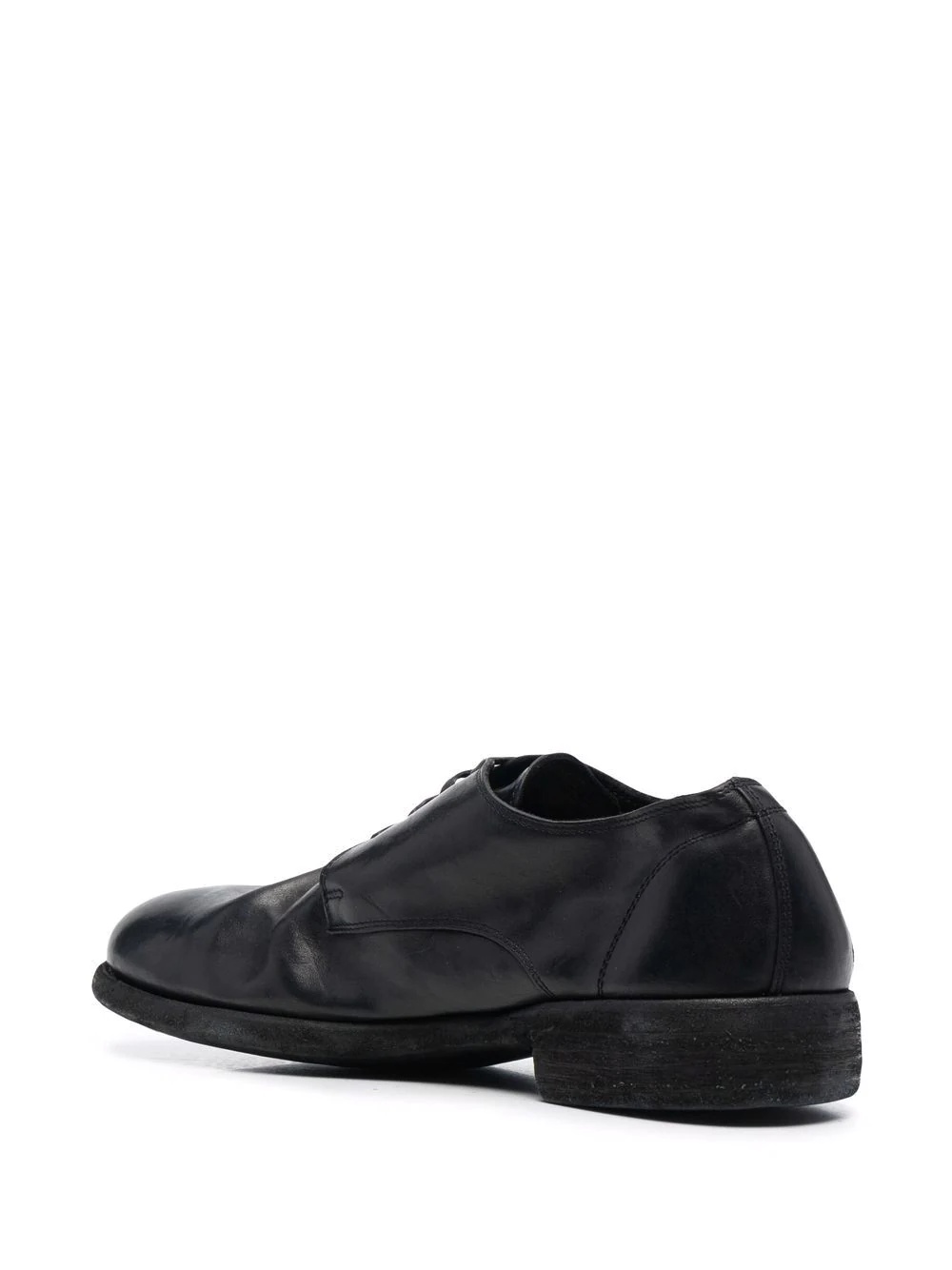 polished-finish lace-up shoes - 3