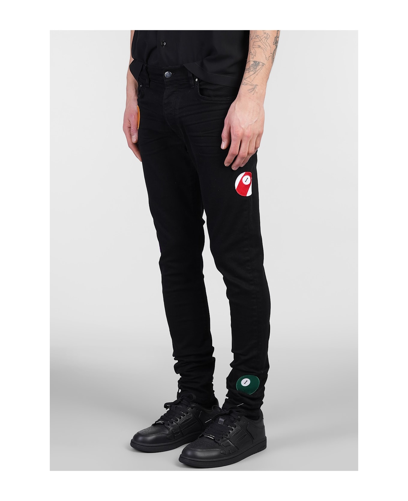 Jeans In Black Denim - 4
