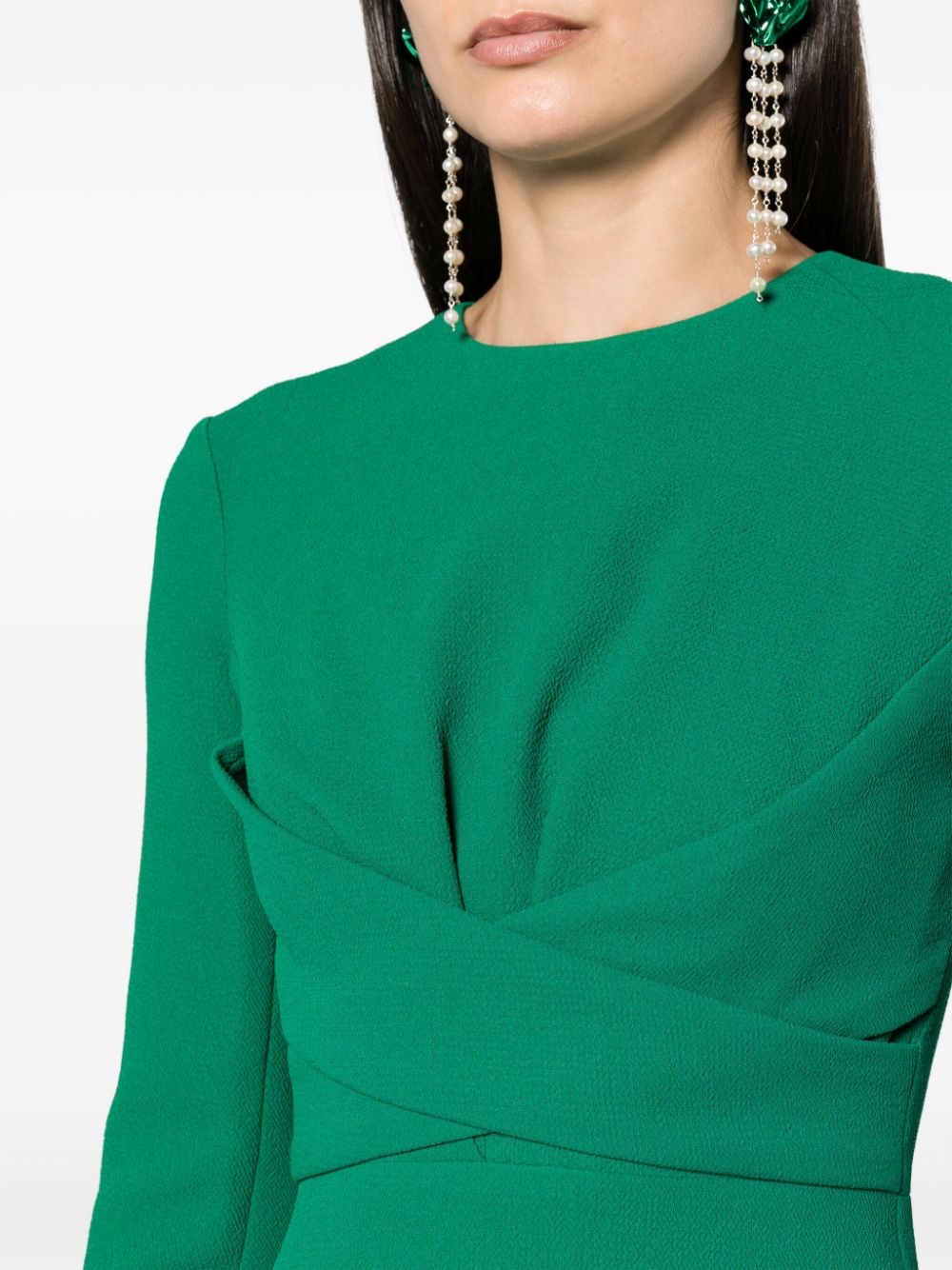Elta crepe flared midi dress - 5