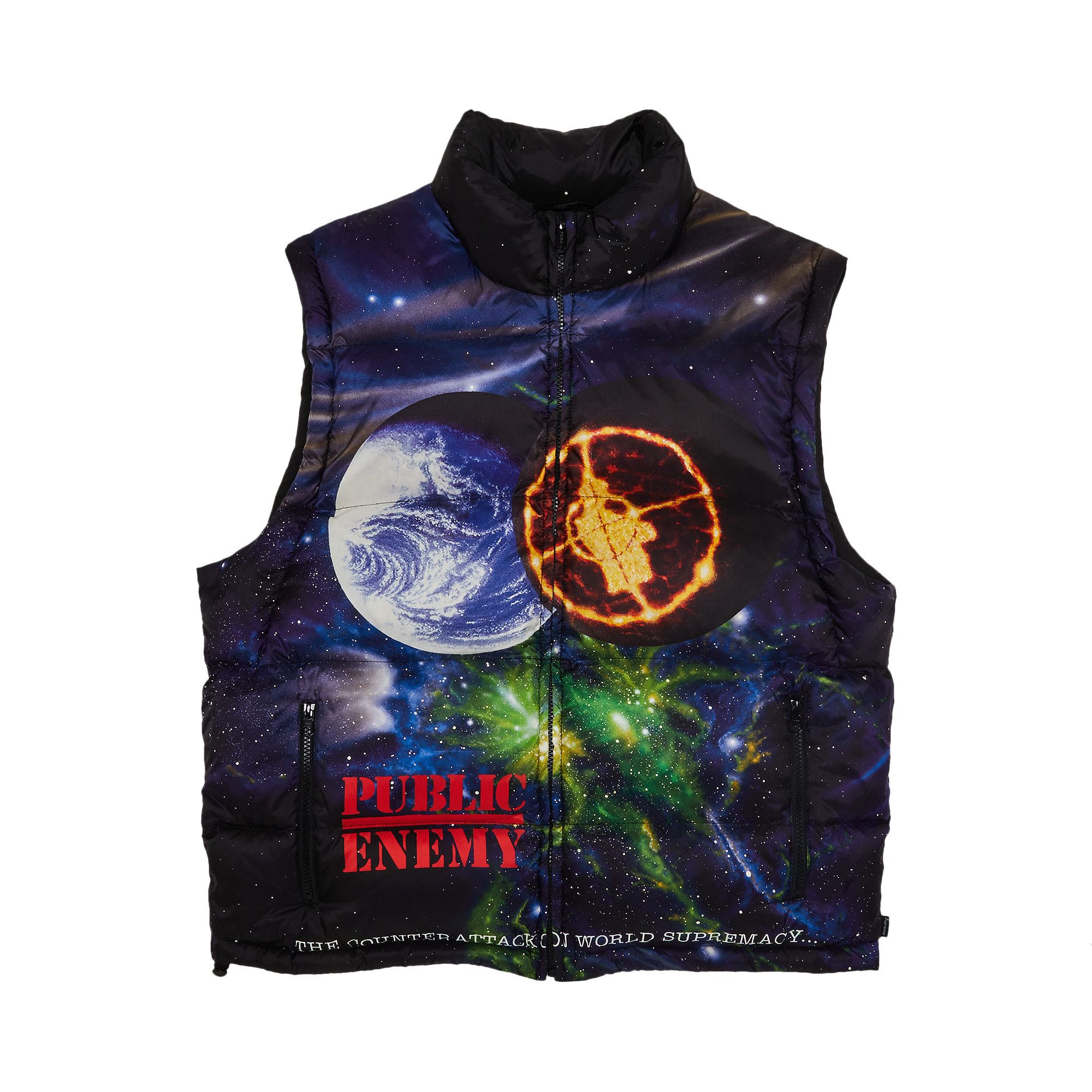 Supreme x Undercover x Public Enemy Puffy Jacket 'Multi' - 4