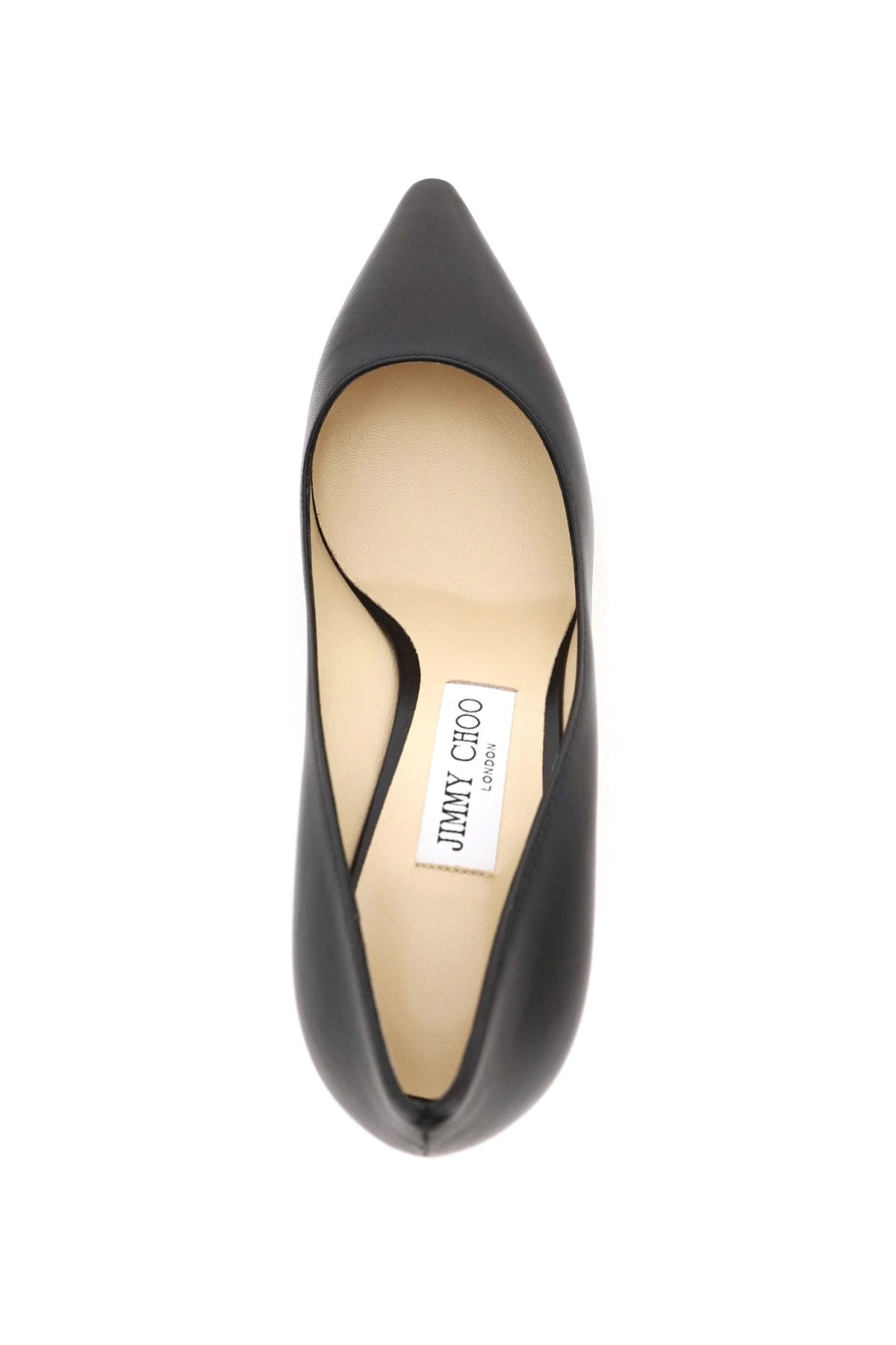 ROMY 85 NAPPA LEATHER PUMPS - 3