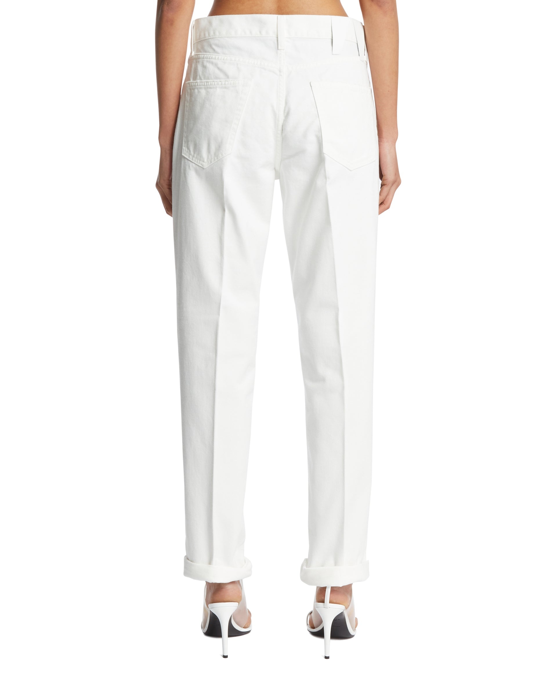 デニム・ジーパン DARKPARK Women Denim Pants 412325 WTR58DWB01W00 WHITE Darkpark White Dirty Effect Jeans | Balardi