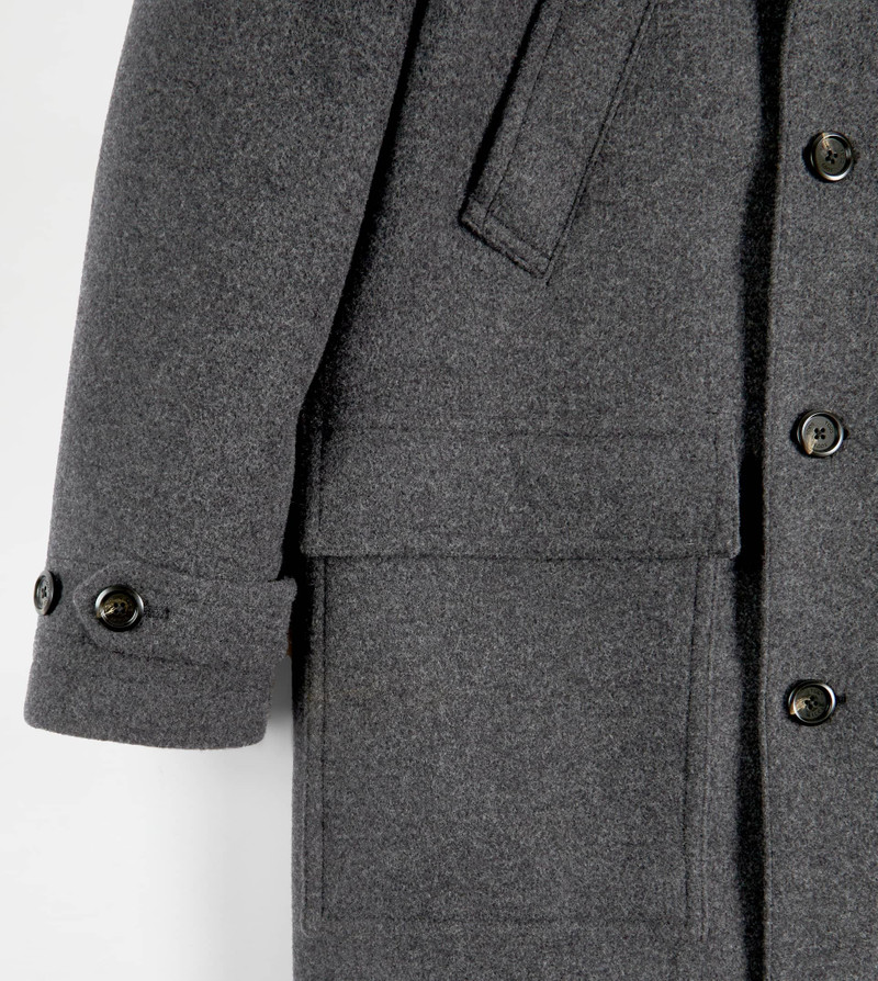 PARKA IN WOOL - GREY 9