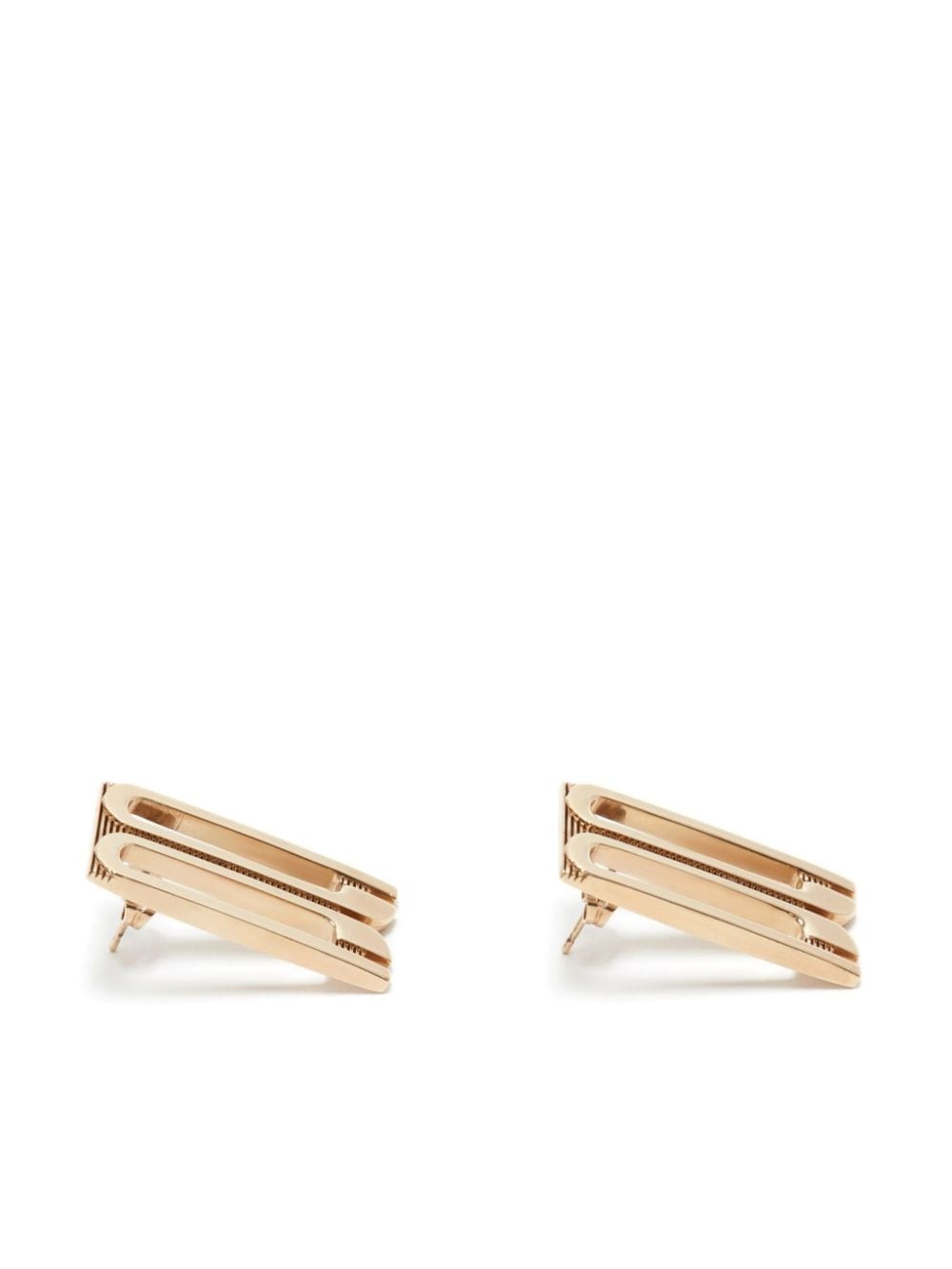 Frame stud earrings - 3