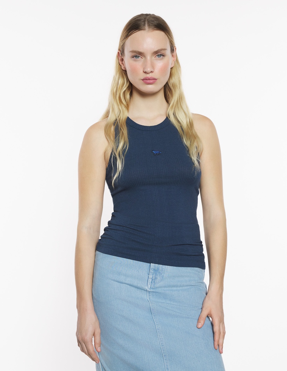 BABY FOX PATCH RIBBED TANK TOP - 3