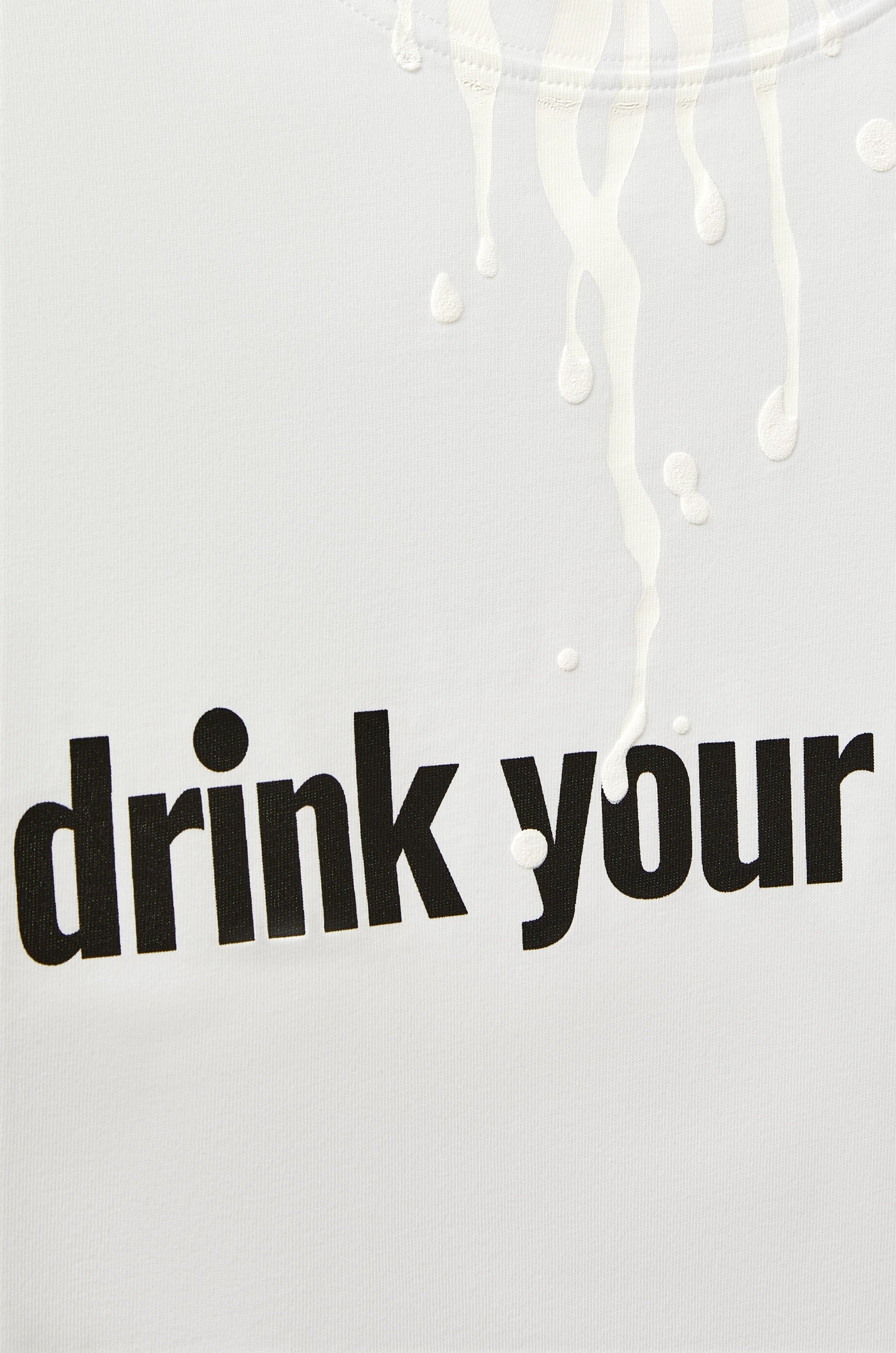 Drink Your Milk T-shirt in cotton - 8