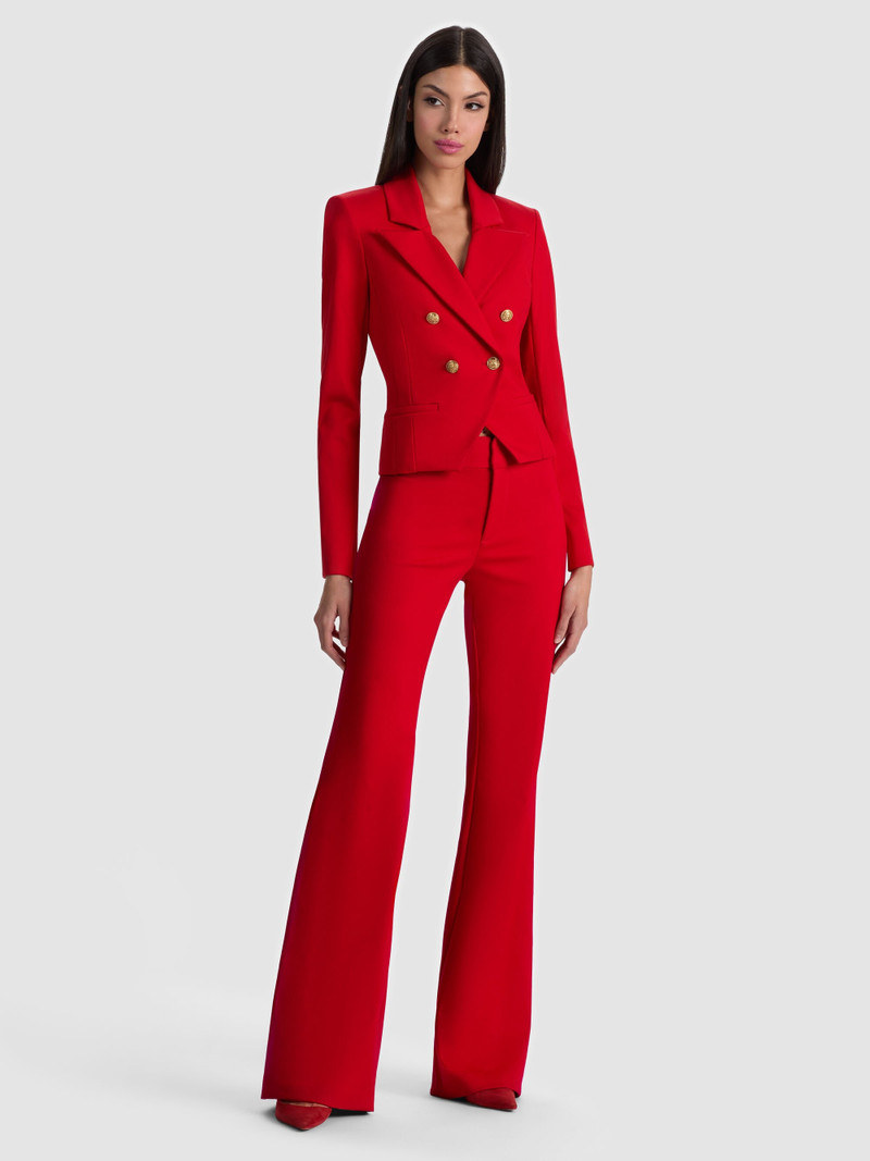 SABLE DOUBLE BREASTED CROPPED BLAZER 6