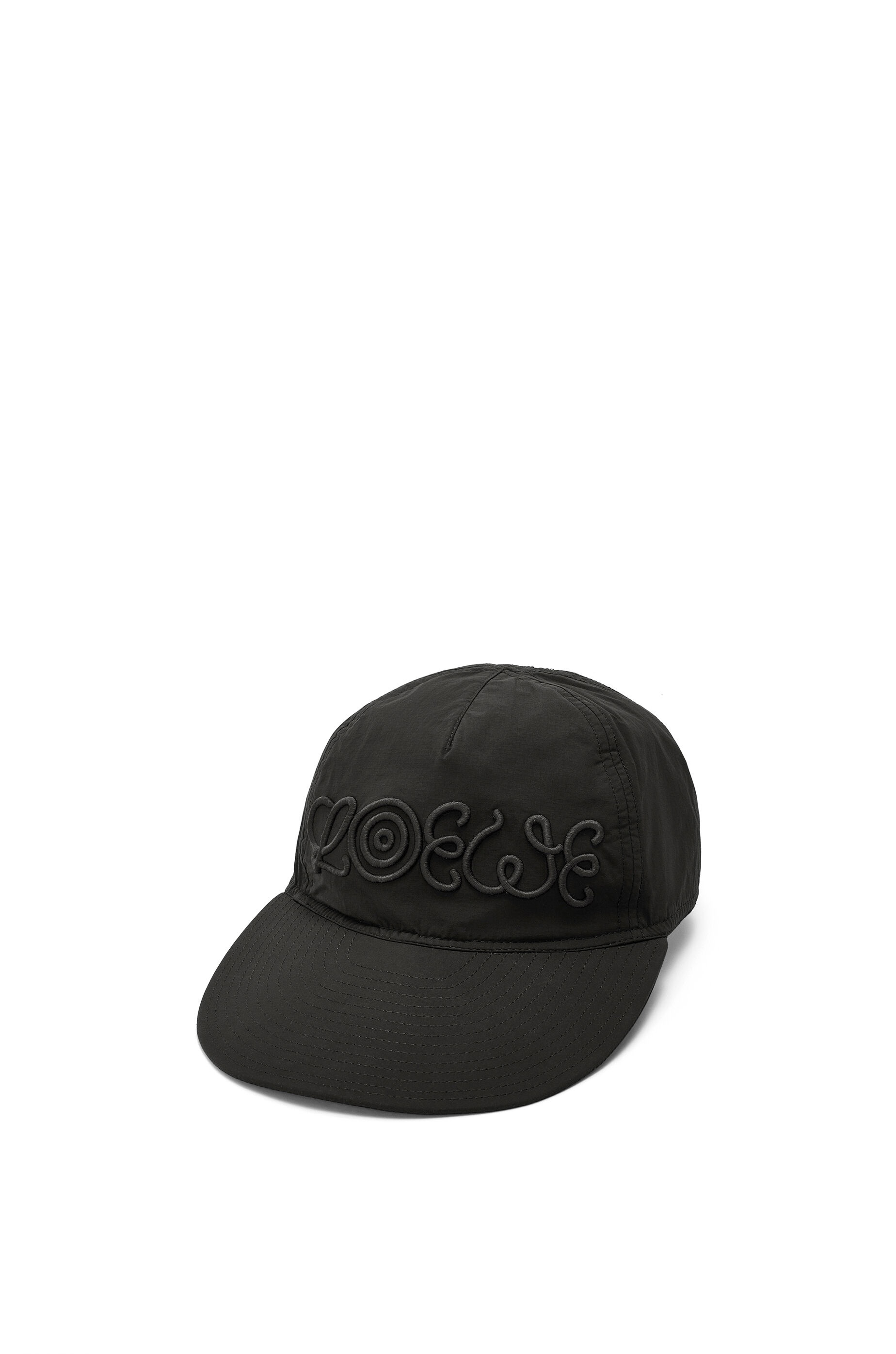 Long visor cap in recycled nylon - 1