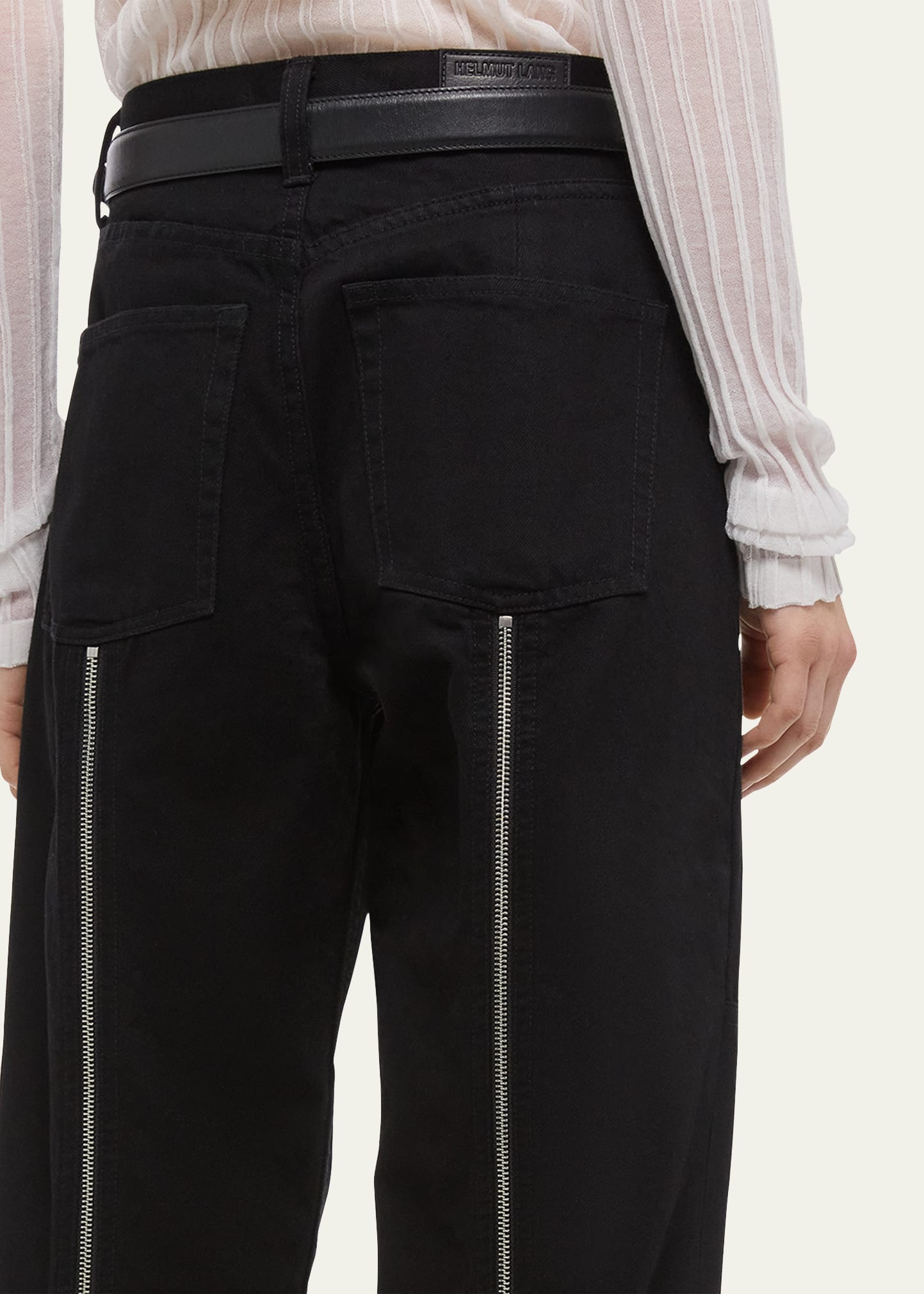 Straight-Leg Carpenter Jeans with Zips - 5