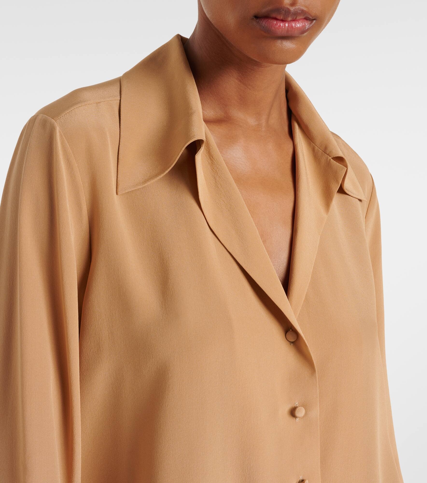 Silk crêpe de chine blouse - 4