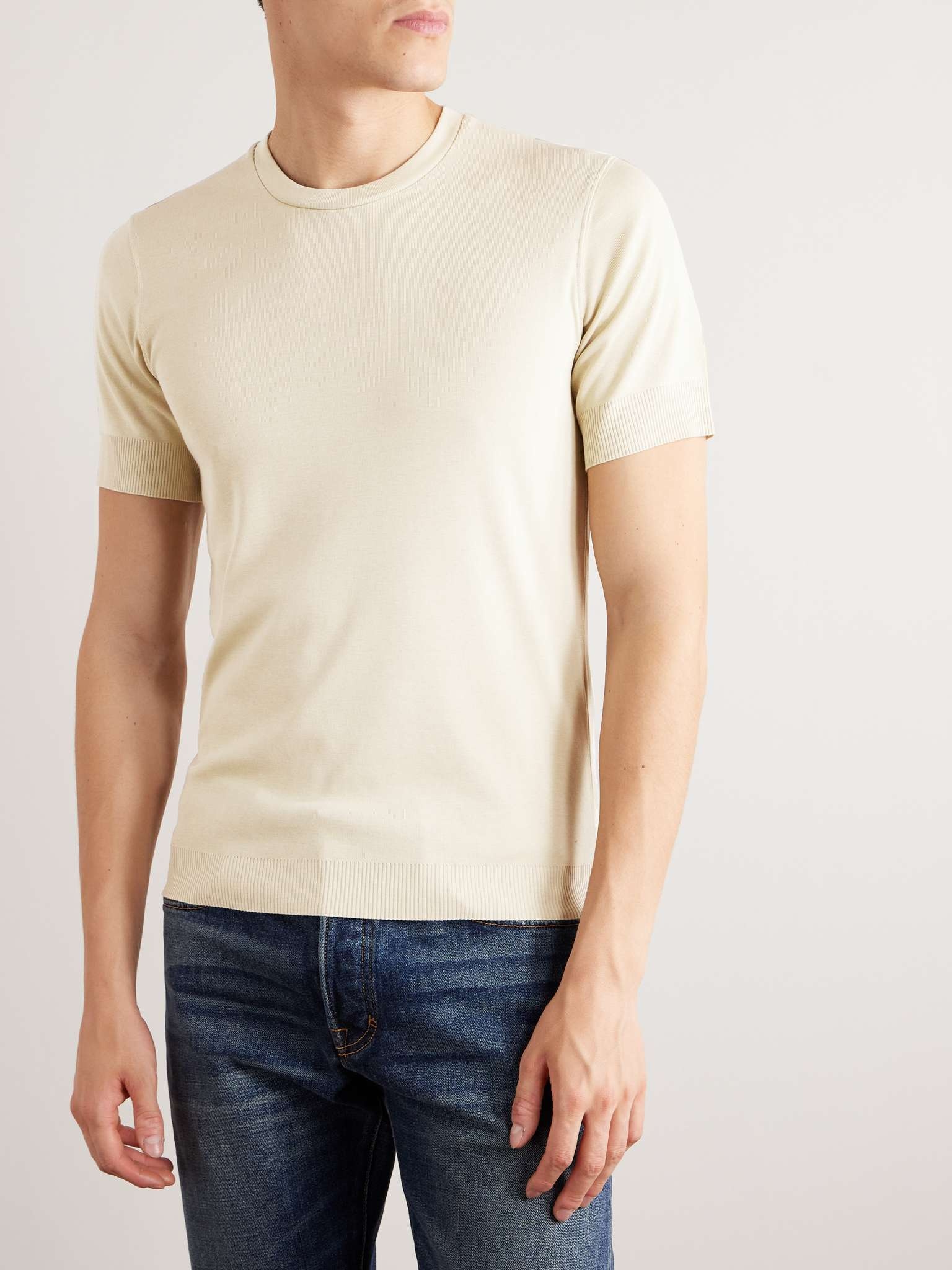 Lyocell and Cotton-Blend T-Shirt - 3