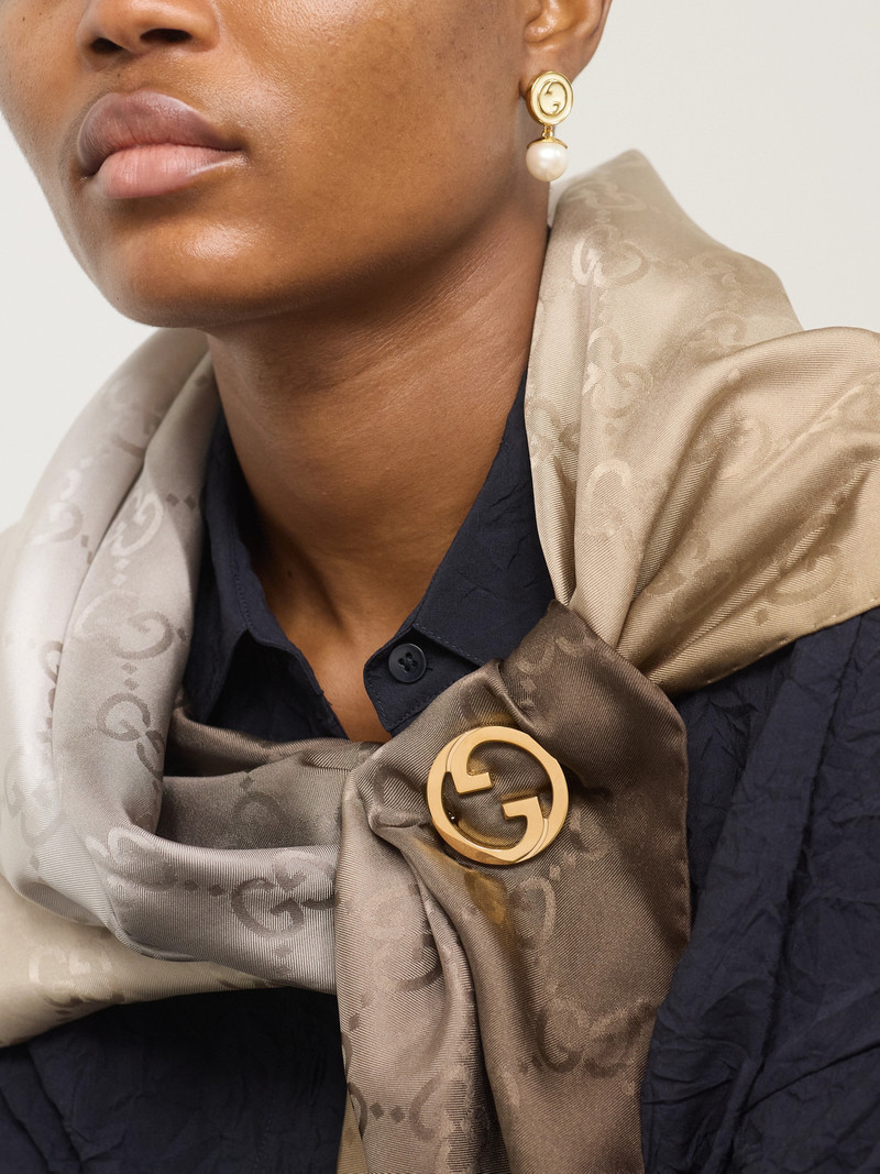 GUCCI Blondie Gold-tone Brooch outlook