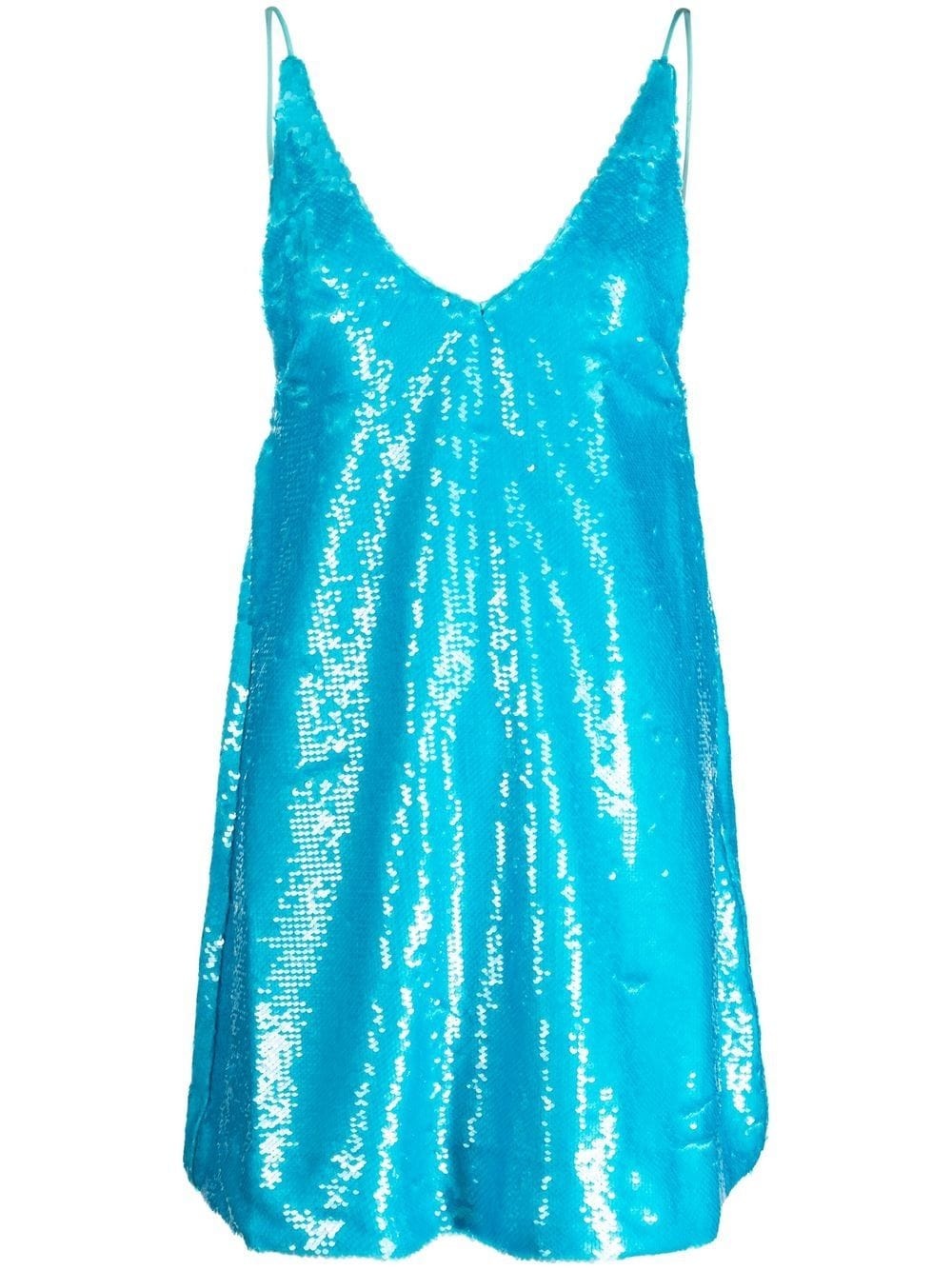 Sequined mini dress - 1