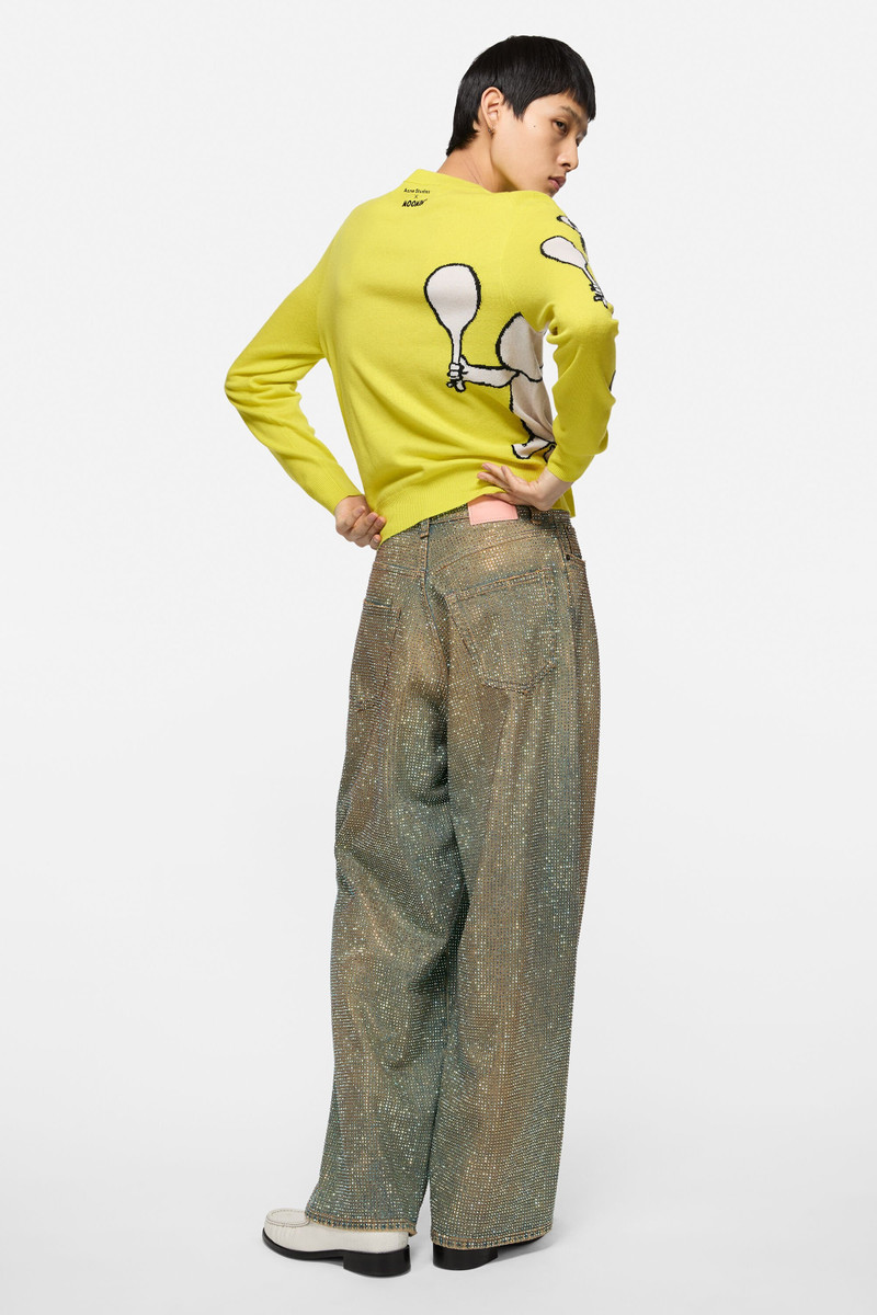 Jumper Acne Studios x Moomin - Neon yellow 3