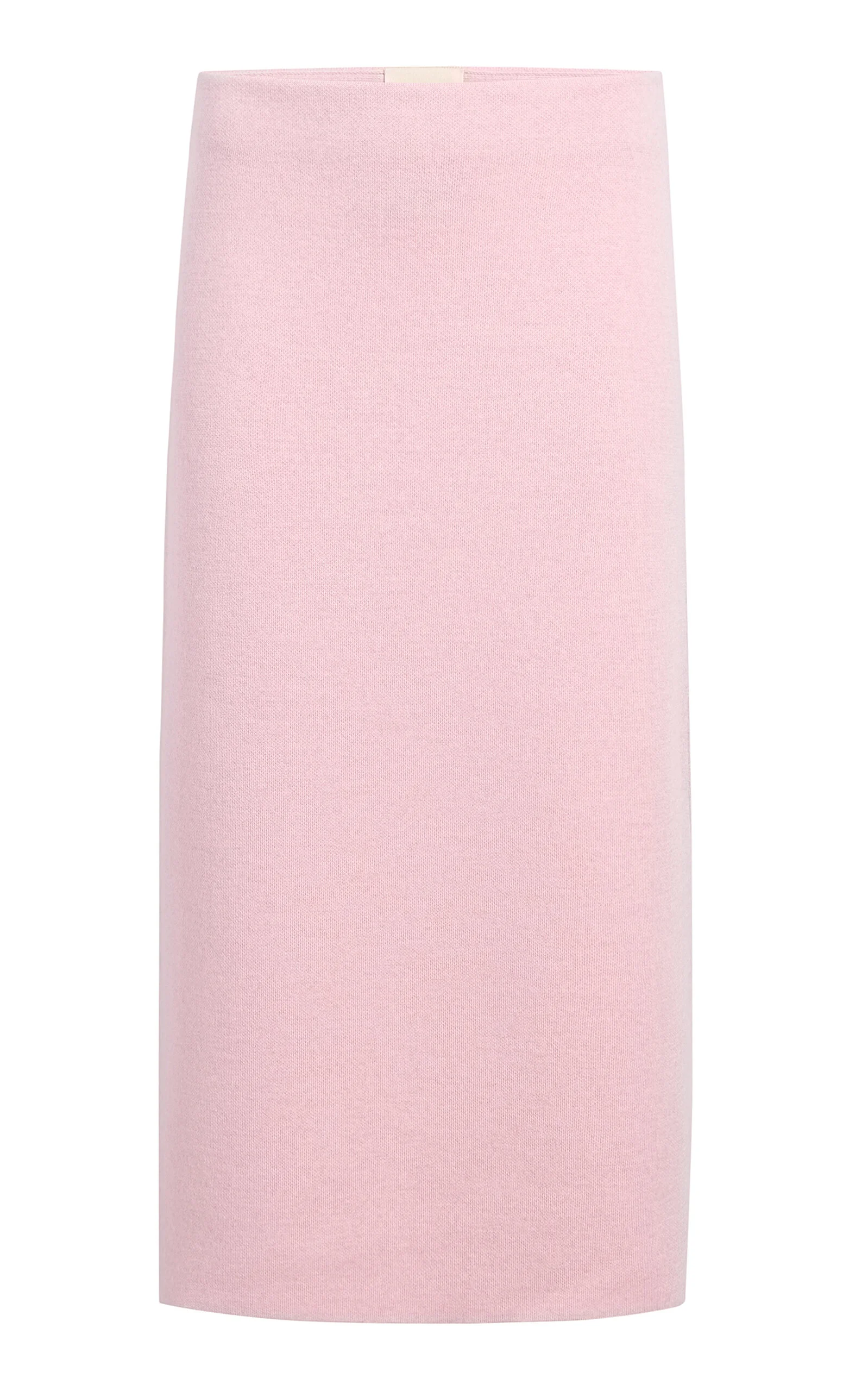 Patri Mid-Rise Merino-Wool Midi Skirt pink - 1