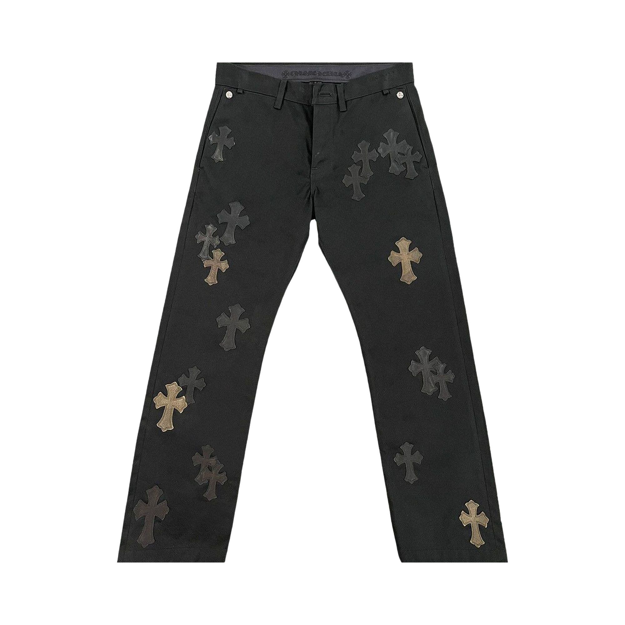 Chrome Hearts Cross Patch Chino Pants 'Black/Camo' - 1