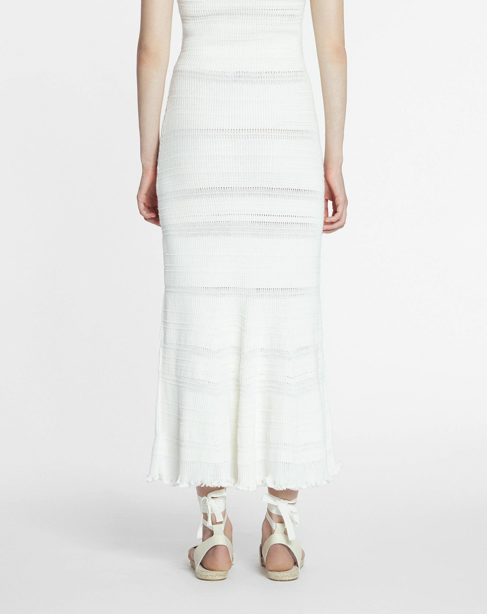 COTTON MIDI SKIRT - 4